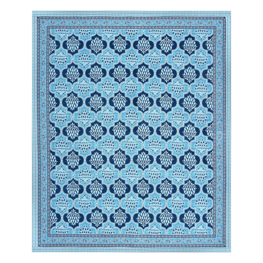Elite 90X108 King Size Bedsheet – Jaipur Cotton Block Print Beauty ELITE_90108_KING_SIZE_BEDSHEET_4