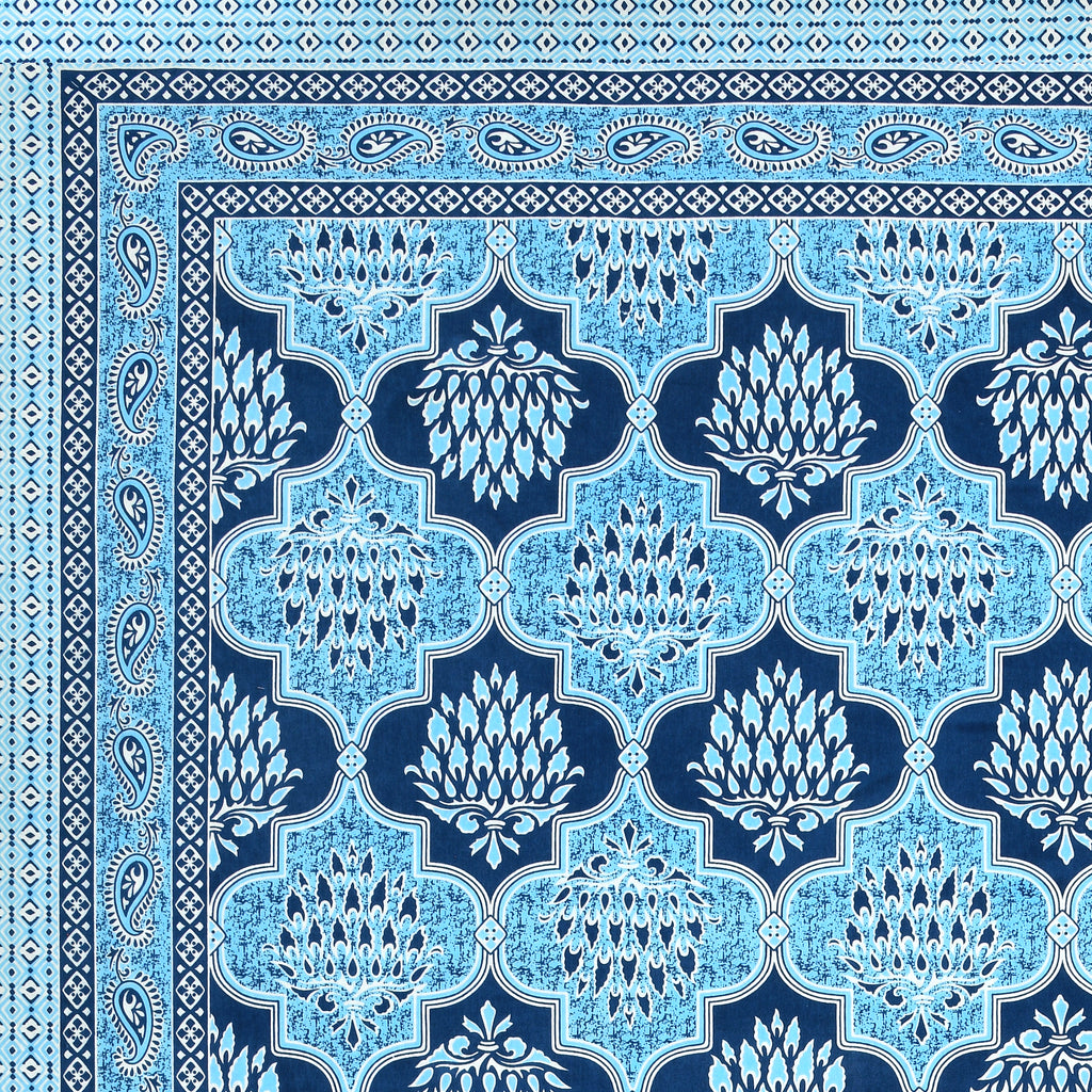 Elite 90X108 King Size Bedsheet – Jaipur Cotton Block Print Beauty ELITE_90108_KING_SIZE_BEDSHEET_5