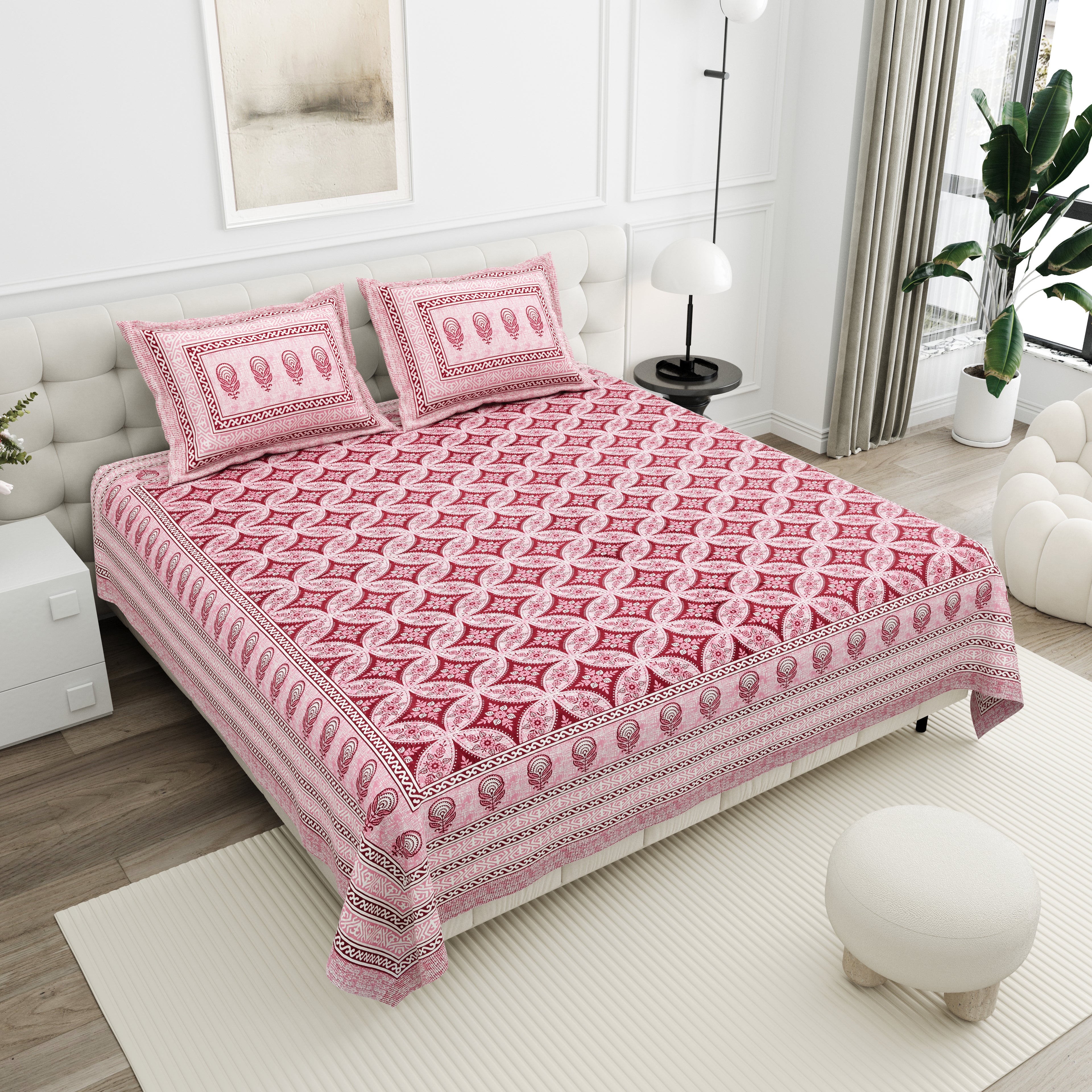 Elite Aarunya Bedsheet – 90x108 King Size Cotton Bedsheet EliteAarunyaBedsheet_5_d2464a32-0966-4f22-9cb8-f9750a25aae7