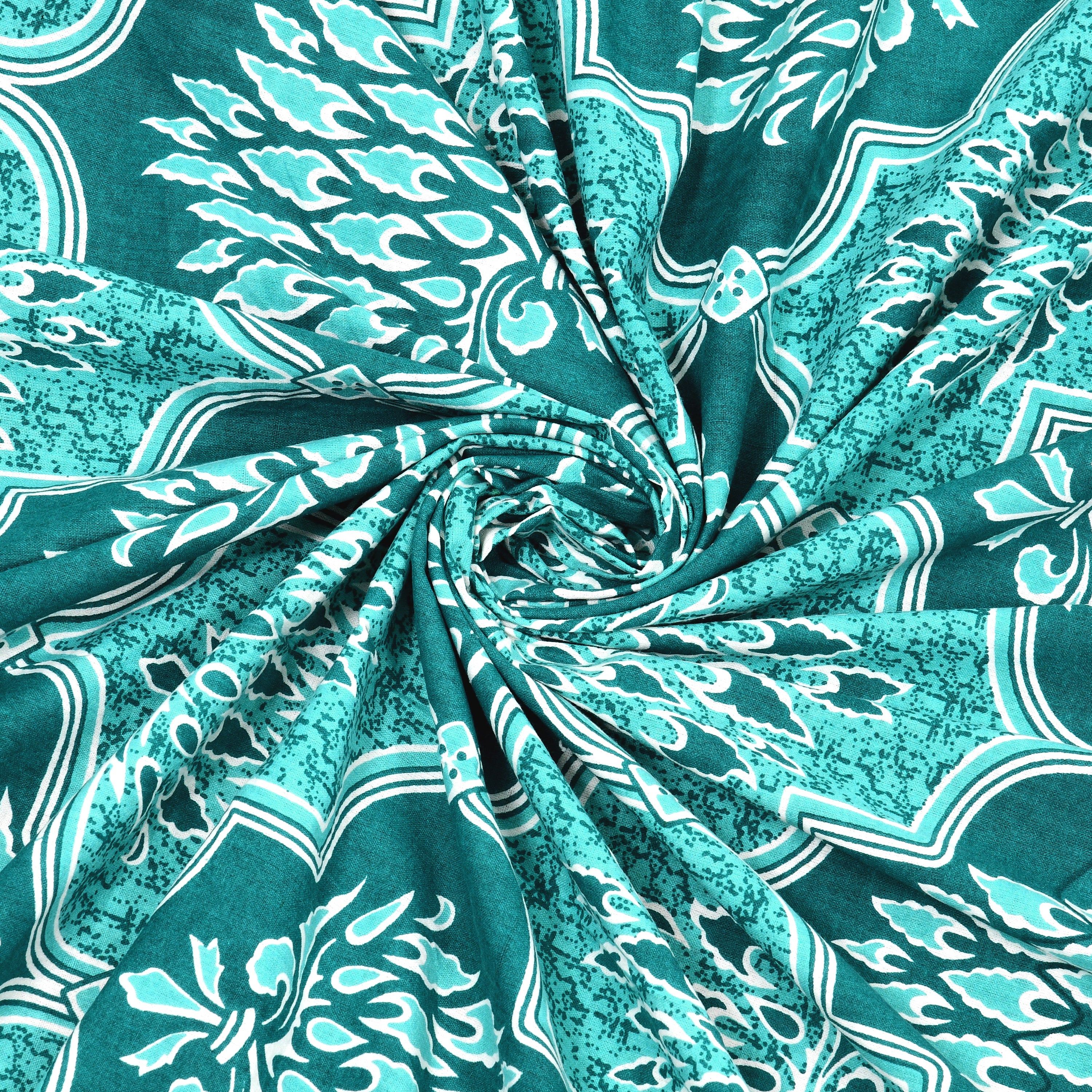 Elite Jharokha Bedsheet – 90x108 King Size Cotton Bedsheet EliteJharokhaBedsheet_1