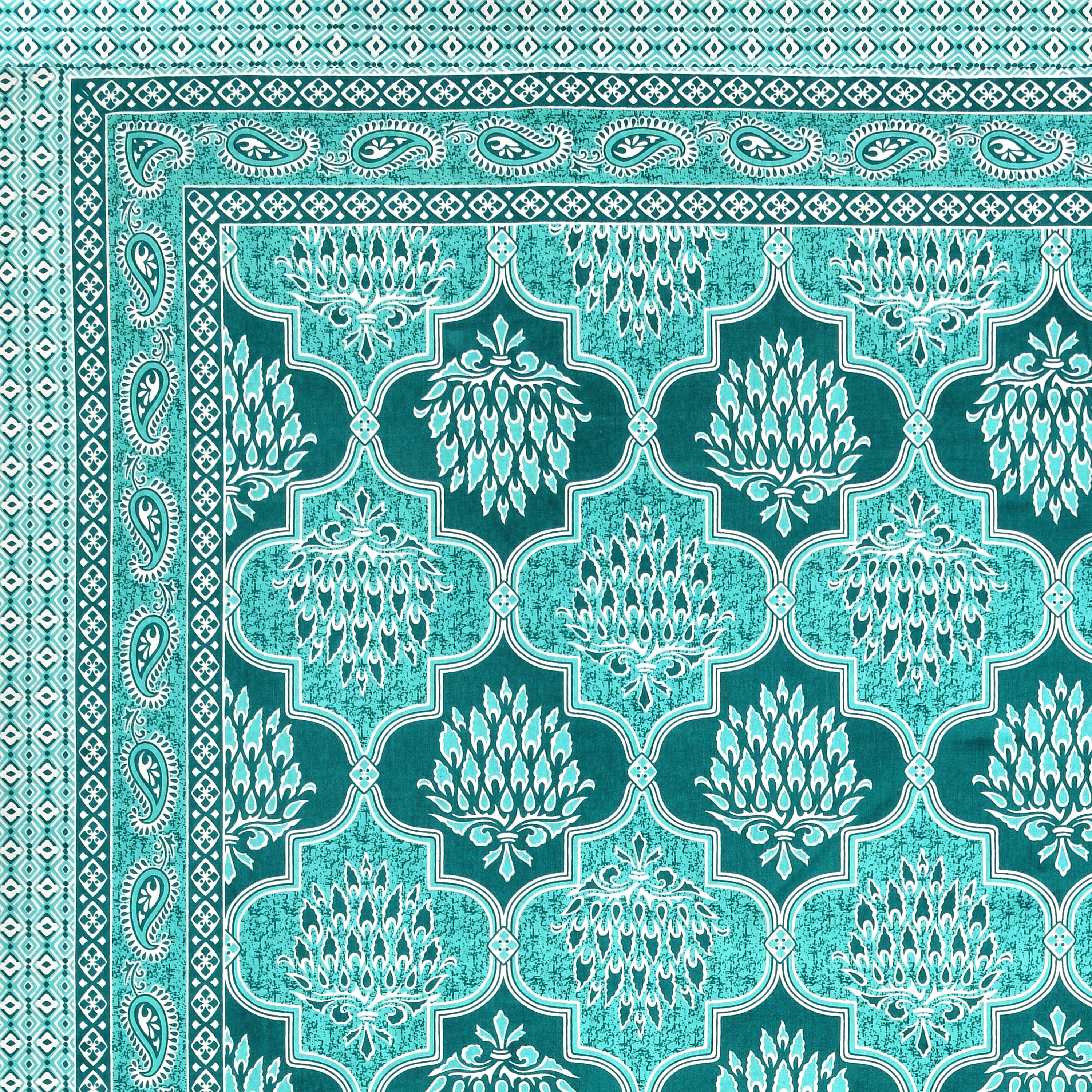 Elite Jharokha Bedsheet – 90x108 King Size Cotton Bedsheet EliteJharokhaBedsheet_3