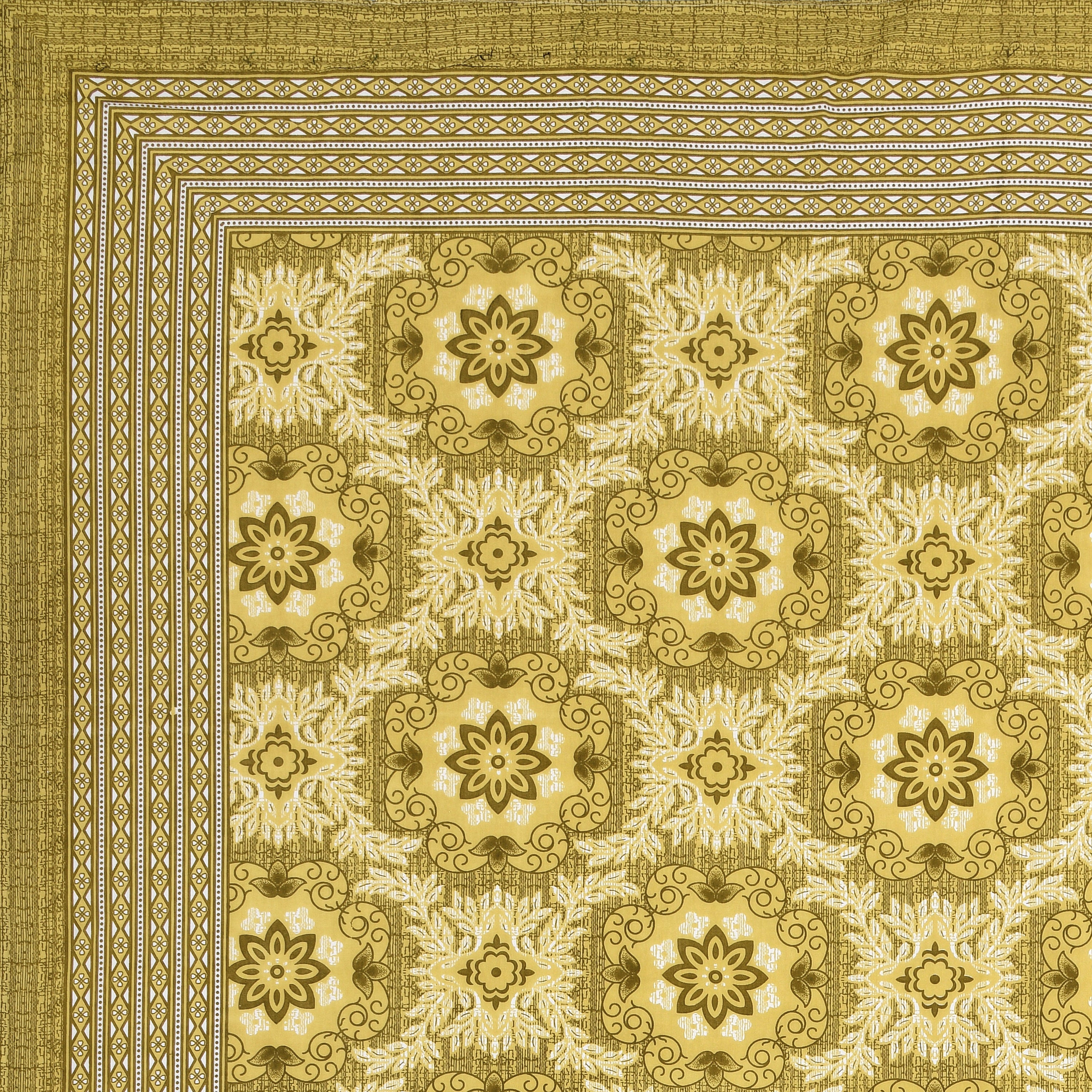 Elite Maharaja Bloom Bedsheet – 90x108 King Size Cotton Bedsheet EliteMaharajaBloomBedsheet_2