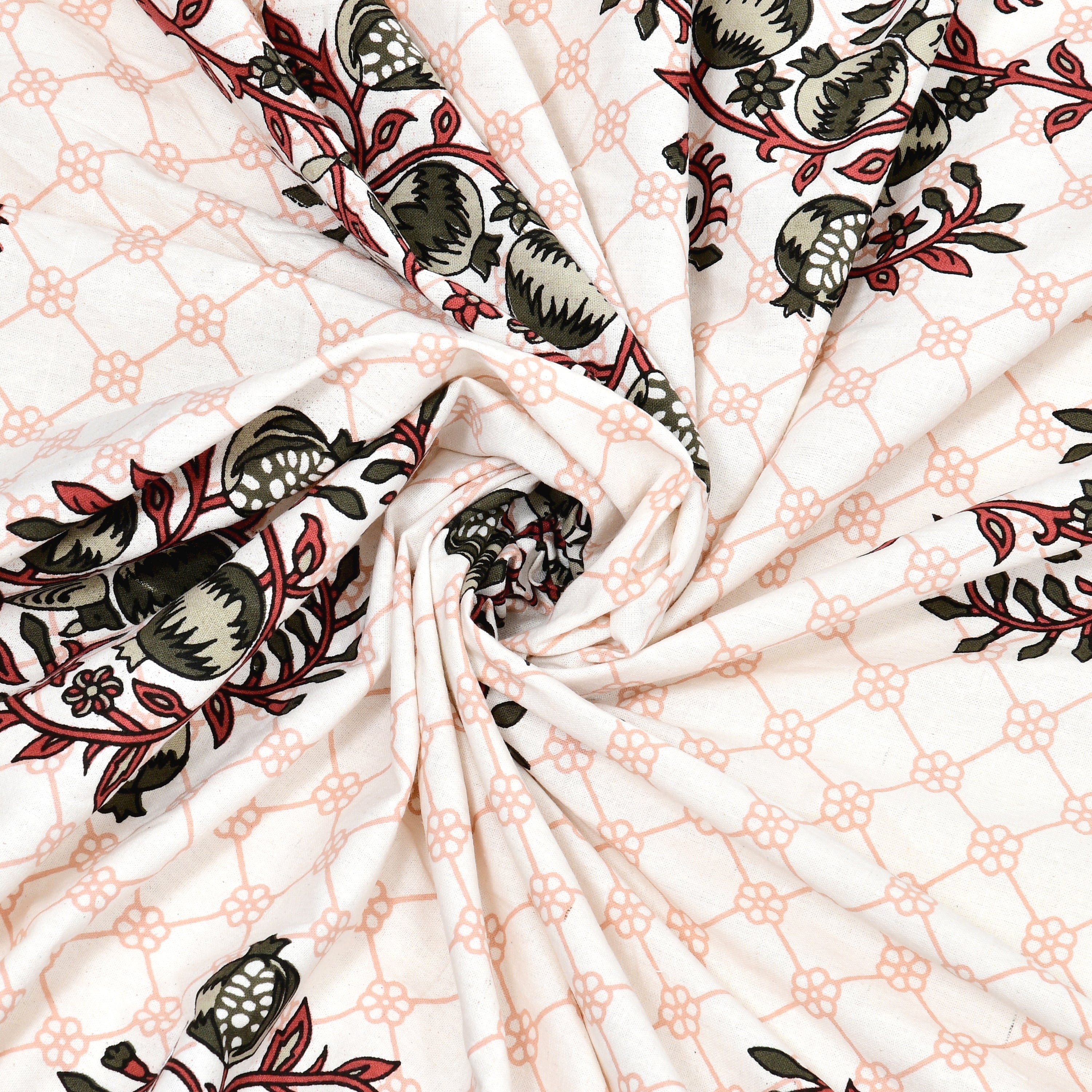 Elite Midnight Blossom Bedsheet – 90x108 King Size Cotton Bedsheet EliteMidnightBlossomBedsheet_6