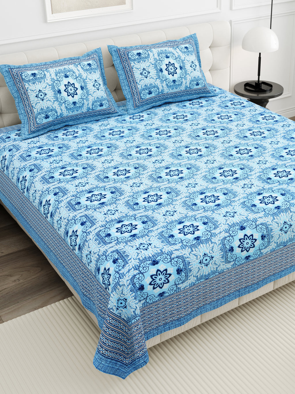 Elite Neelvastra Bedsheet – 90x108 King Size Cotton Bedsheet EliteNeelvastraBedsheet_5