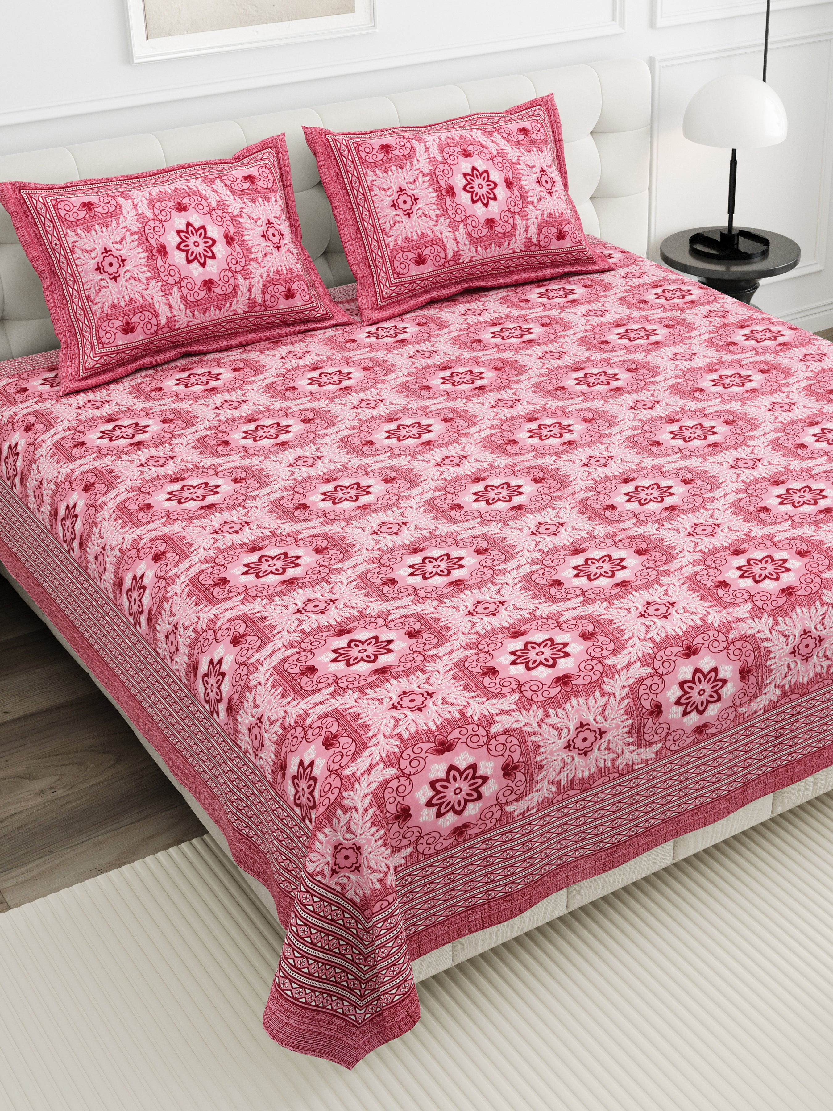 Elite Ocean Vine Print Bedsheet 90X108 King Bedsheet EliteOceanVinePrintBedsheet_2