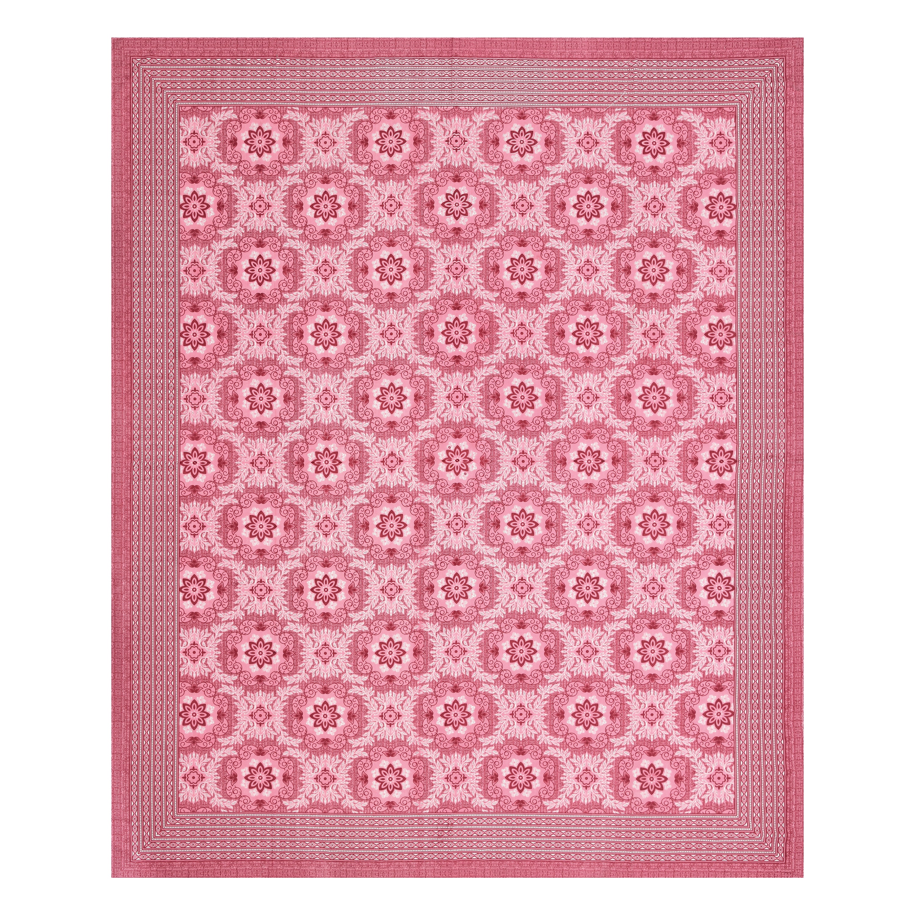 Elite Ocean Vine Print Bedsheet 90X108 King Bedsheet EliteOceanVinePrintBedsheet_3