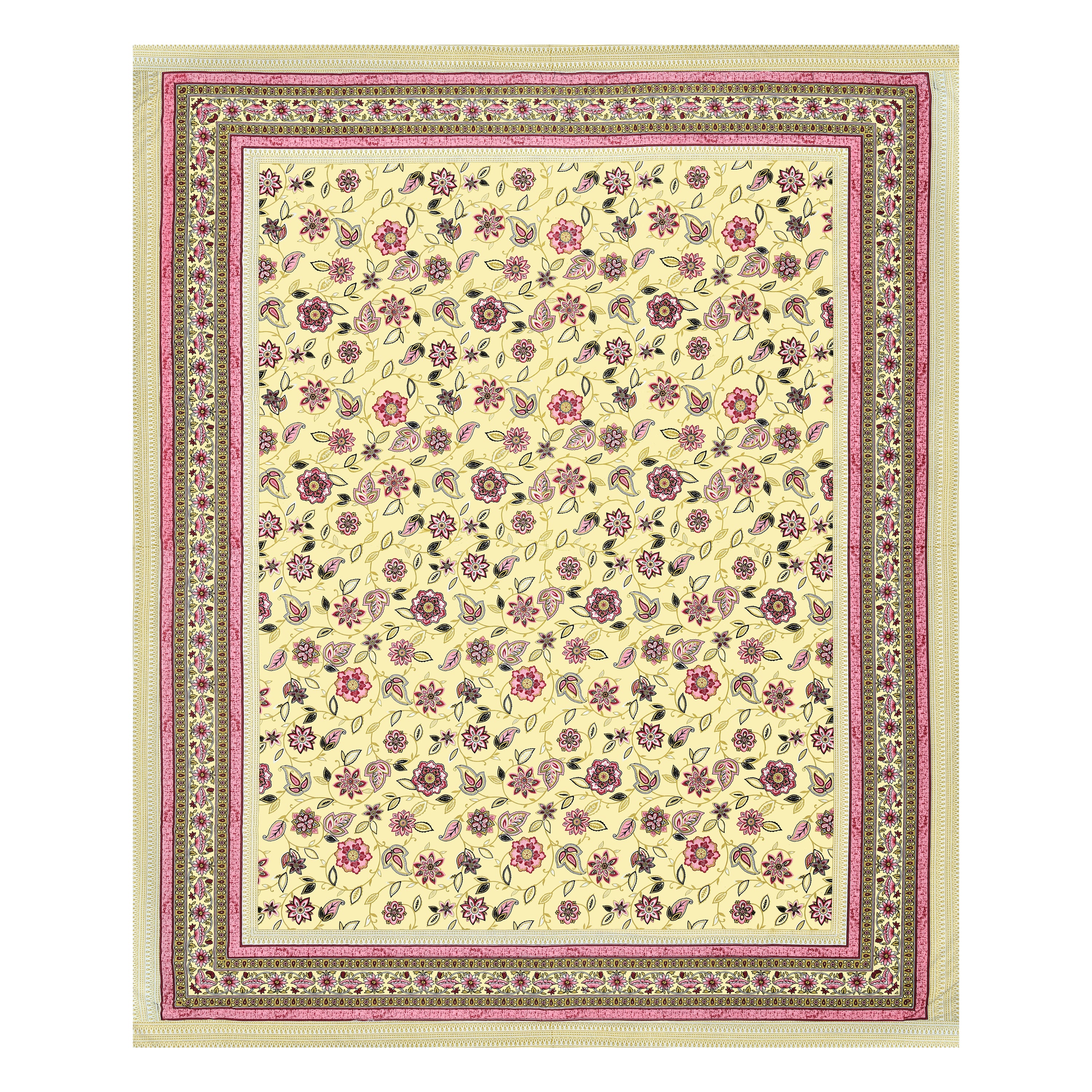 Elite Rangmanch Bedsheet – 90x108 King Size Cotton Bedsheet EliteRangmanch_1