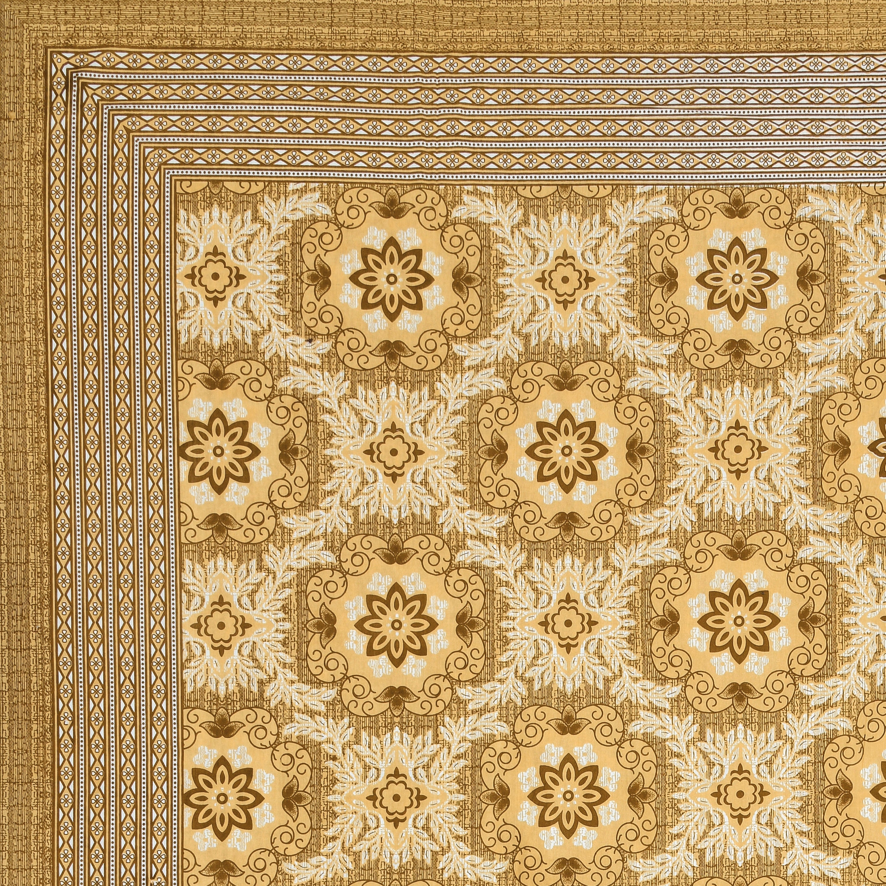 Elite Sunehra Aangan Bedsheet – 90x108 King Size Cotton Bedsheet EliteSunehraAanganBedsheet_3