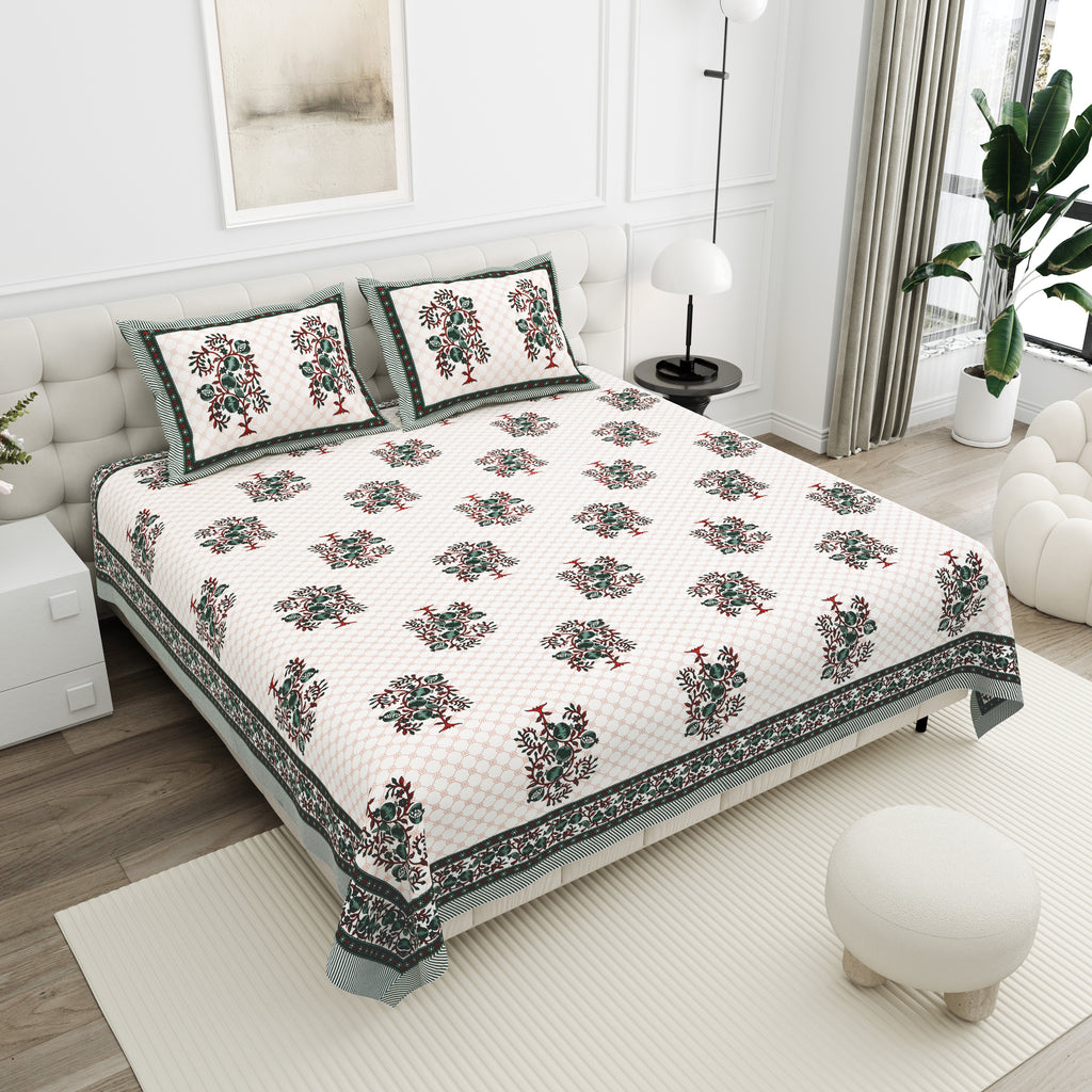 Elite Rajputana Heritage Bedsheet – 90x108 King Size Cotton Bedsheet Elite_Rajputana_Heritage_Bedsheet_4