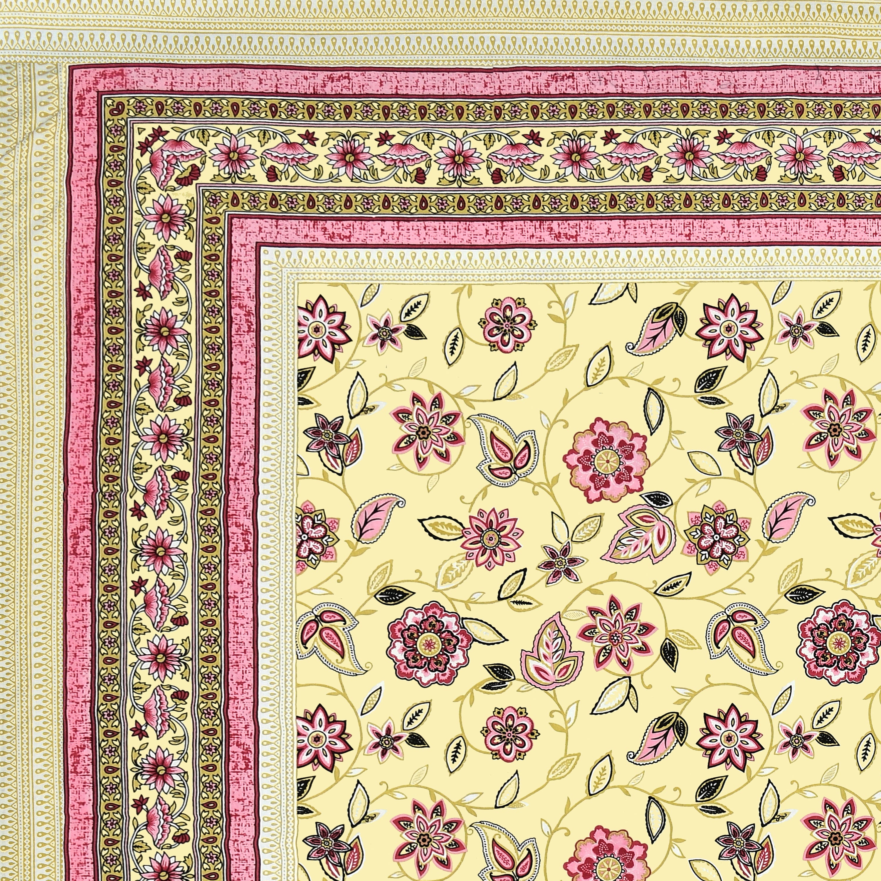 Elite Rangmanch Bedsheet – 90x108 King Size Cotton Bedsheet Elite_Rangmanch_3