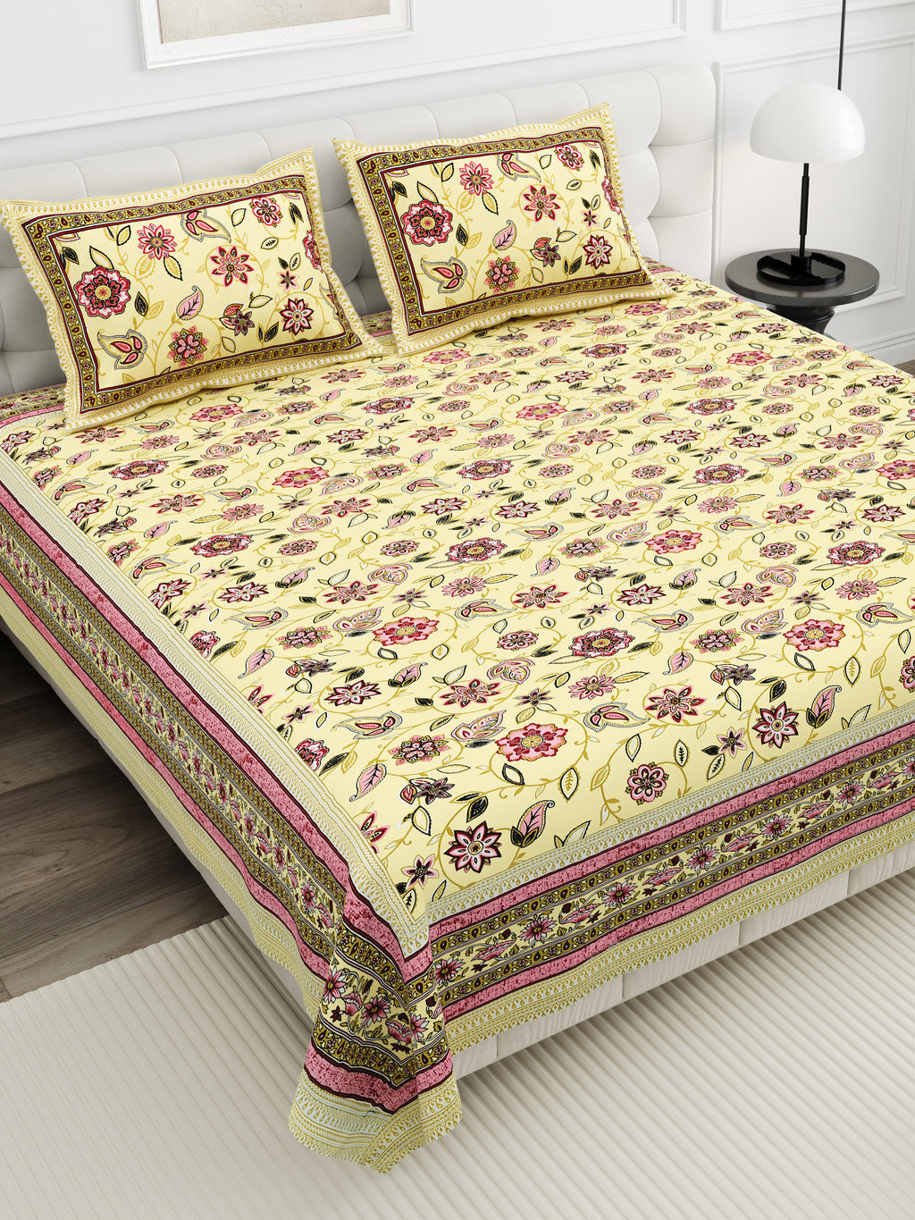 Elite Rangmanch Bedsheet – 90x108 King Size Cotton Bedsheet Elite_Rangmanch_5