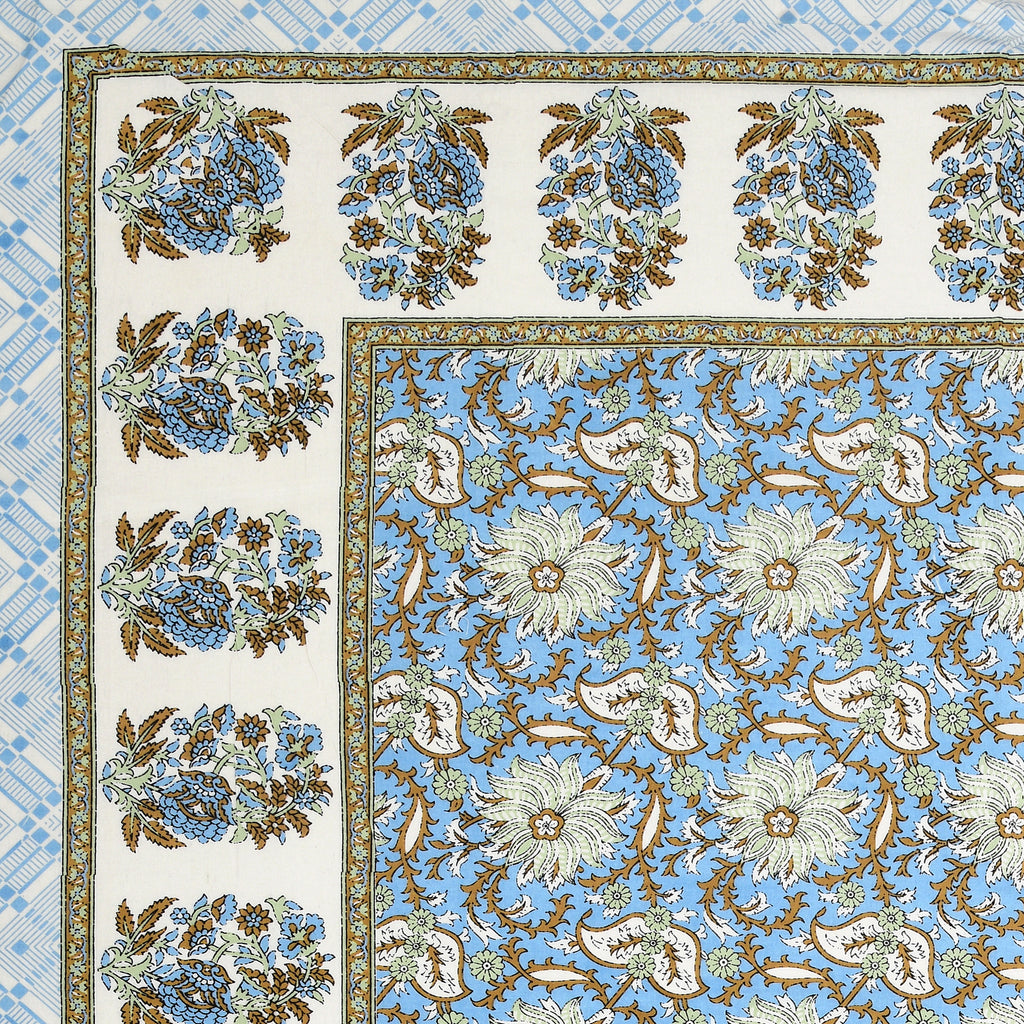 SoloThread Aabha Block Bedsheet – 63x90 Single Bed Cotton Bedsheet SoloThreadAabhaBlockBedsheet_3