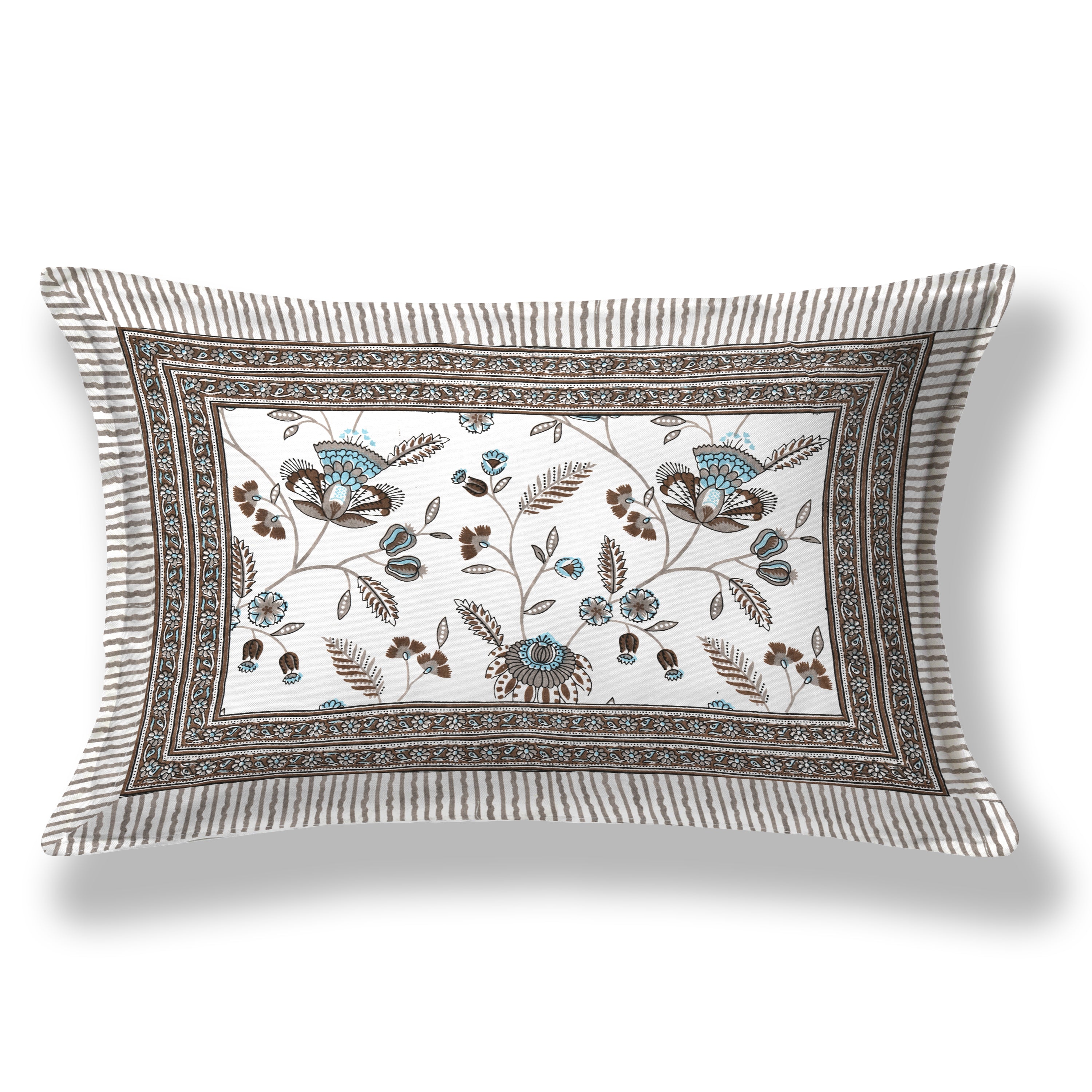 SoloThread Abhiraaj Floral Bedsheet – 63x90 Single Bed Cotton Bedsheet SoloThreadAbhiraajFloralBedsheet_2