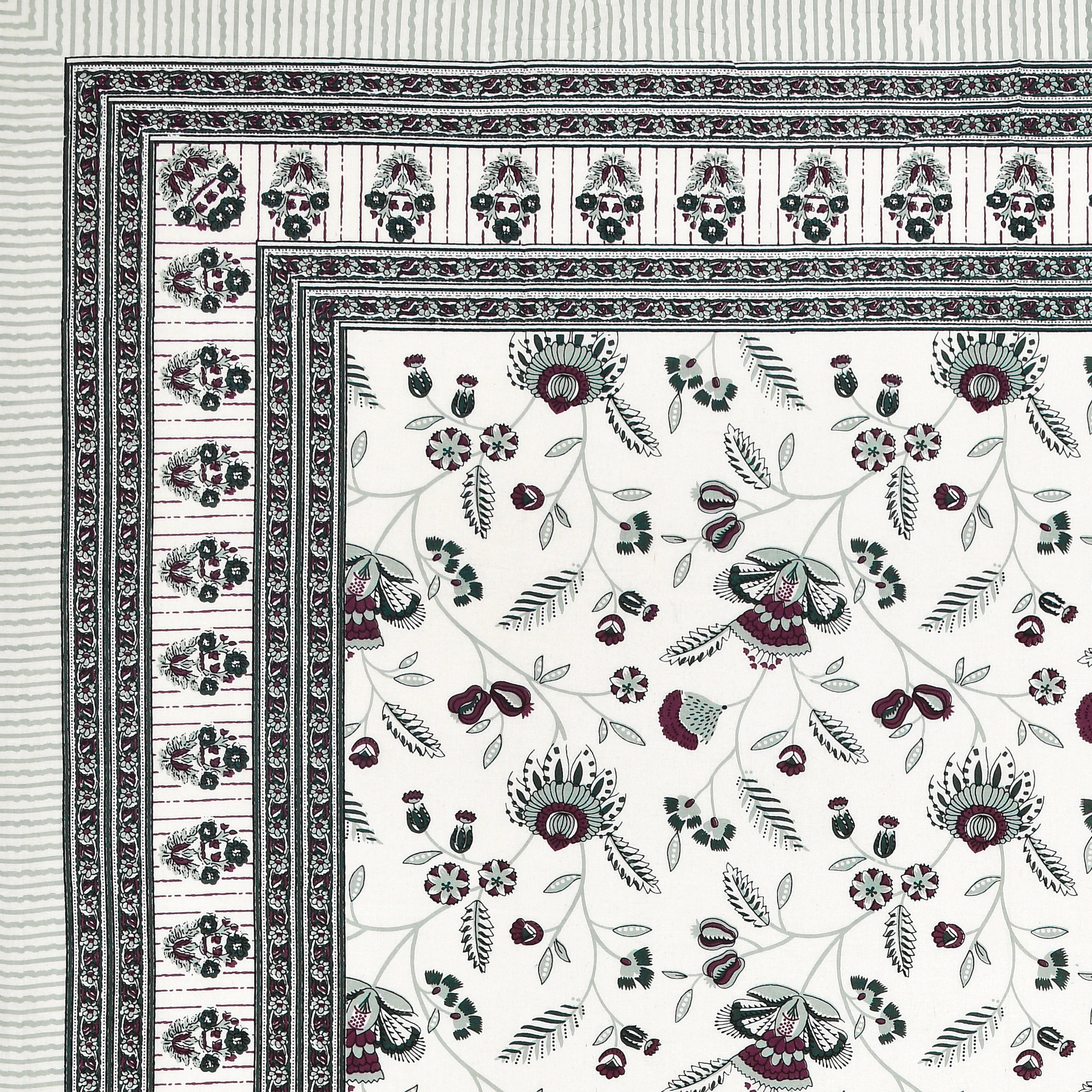 SoloThread AuraCot Bedsheet – 63x90 Single Bed Cotton Bedsheet SoloThreadAuraCotBedsheet_3