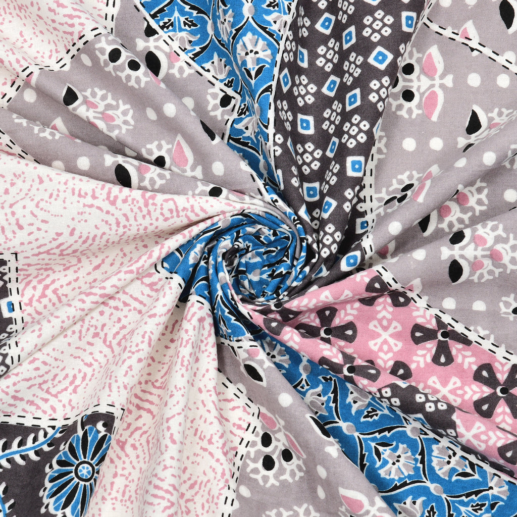 SoloThread Bagru Bloom Bedsheet – 63x90 Single Bed Cotton Bedsheet SoloThreadBagruBloomBedsheet_6