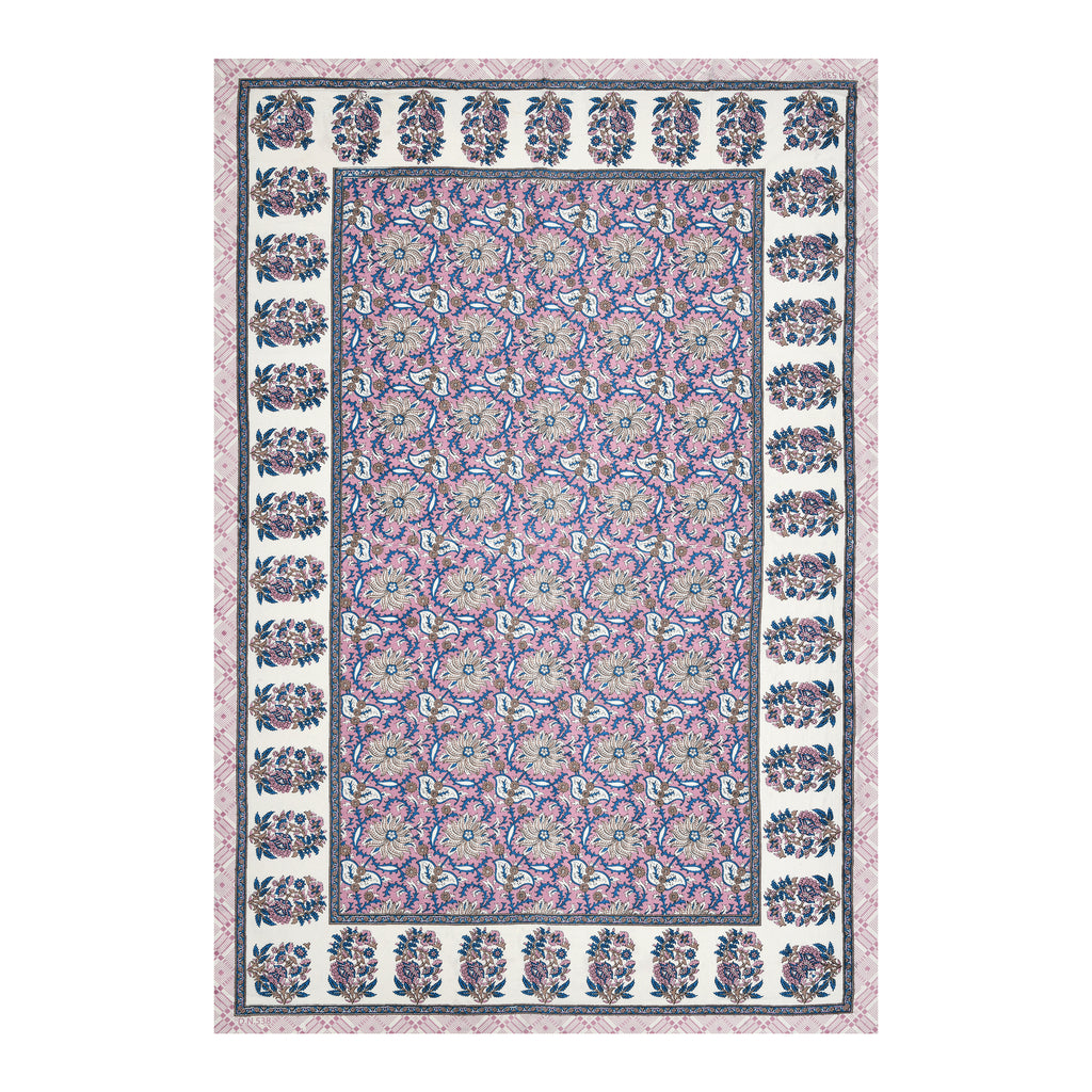 SoloThread Gulmohar Grace Bedsheet – 63x90 Single Bed Cotton Bedsheet SoloThreadGulmoharGraceBedsheet_4