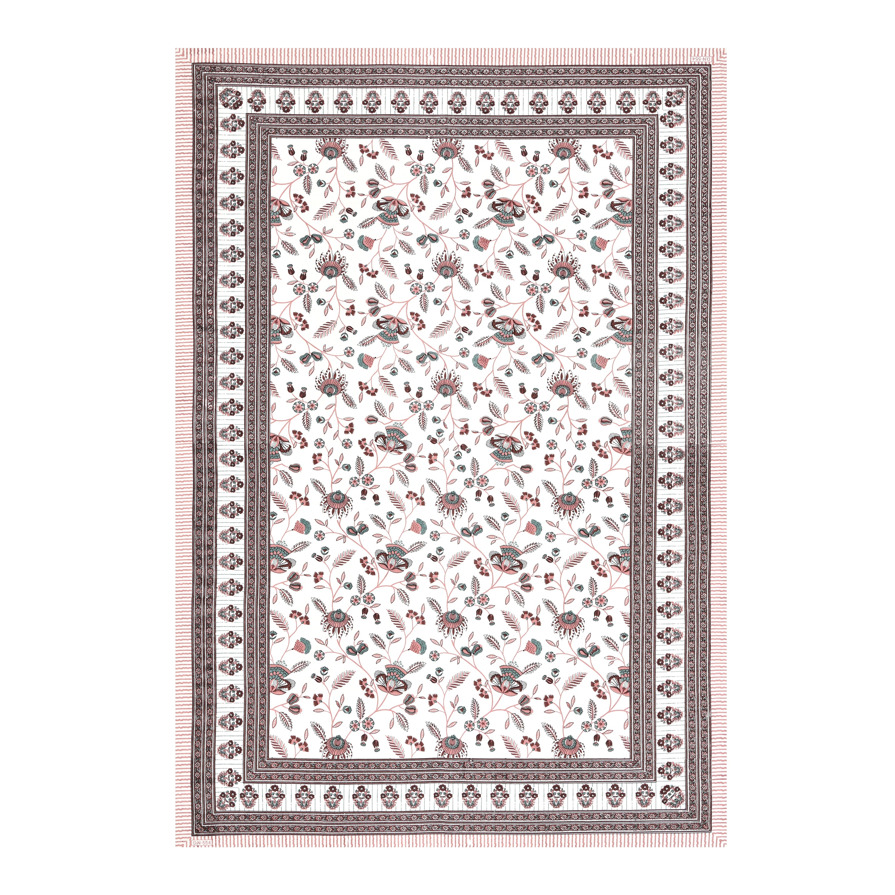 SoloThread Gulzar Buti Bedsheet – 63x90 Single Bed Cotton Bedsheet SoloThreadGulzarButiBedsheet_4