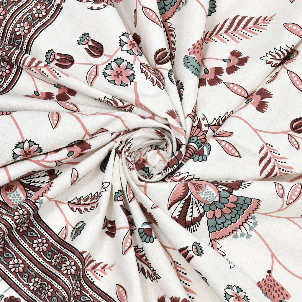 SoloThread Gulzar Buti Bedsheet – 63x90 Single Bed Cotton Bedsheet SoloThreadGulzarButiBedsheet_6