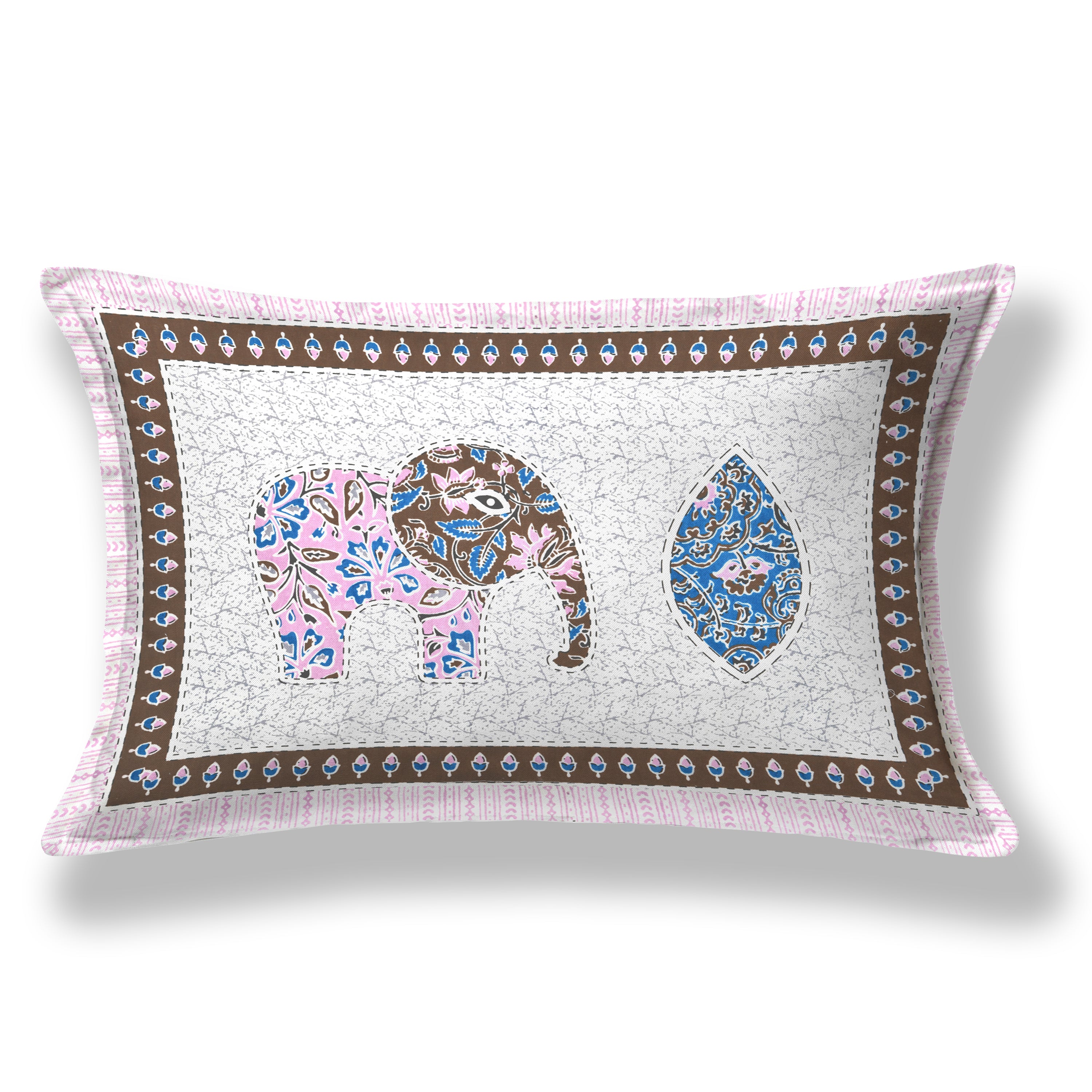 SoloThread Kalpana Handblock Bedsheet – 63x90 Single Bed Cotton Bedsheet SoloThreadKalpanaHandblockBedsheet_2