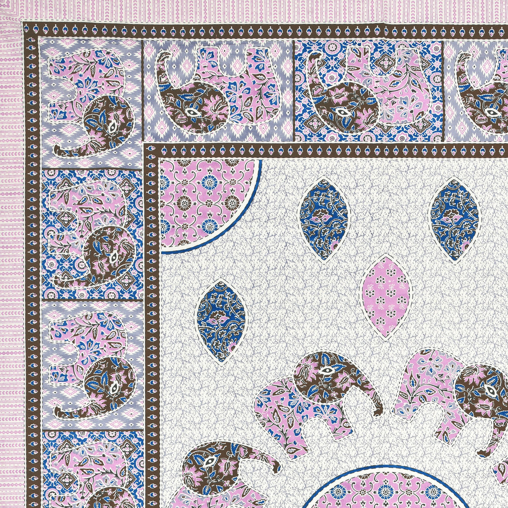 SoloThread Kalpana Handblock Bedsheet – 63x90 Single Bed Cotton Bedsheet SoloThreadKalpanaHandblockBedsheet_3