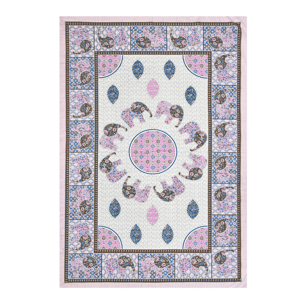 SoloThread Kalpana Handblock Bedsheet – 63x90 Single Bed Cotton Bedsheet SoloThreadKalpanaHandblockBedsheet_4