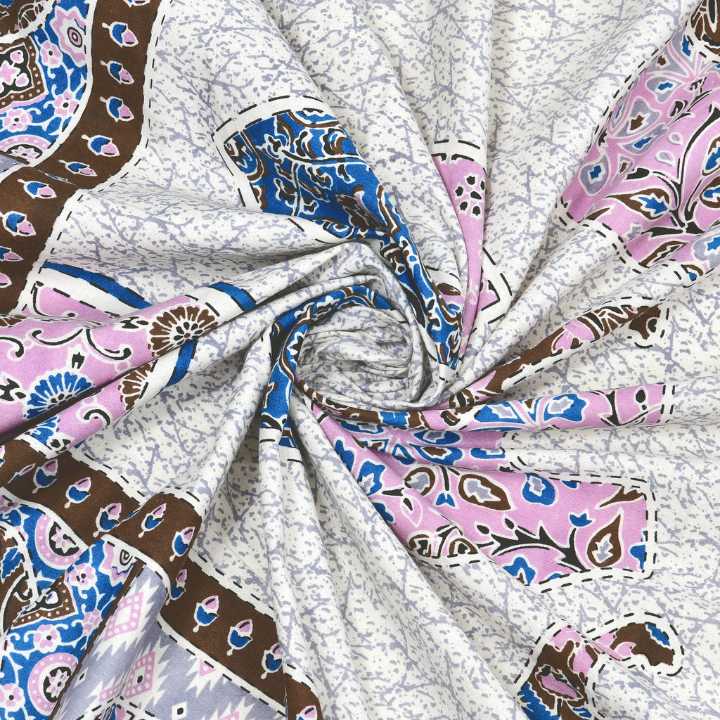 SoloThread Kalpana Handblock Bedsheet – 63x90 Single Bed Cotton Bedsheet SoloThreadKalpanaHandblockBedsheet_6