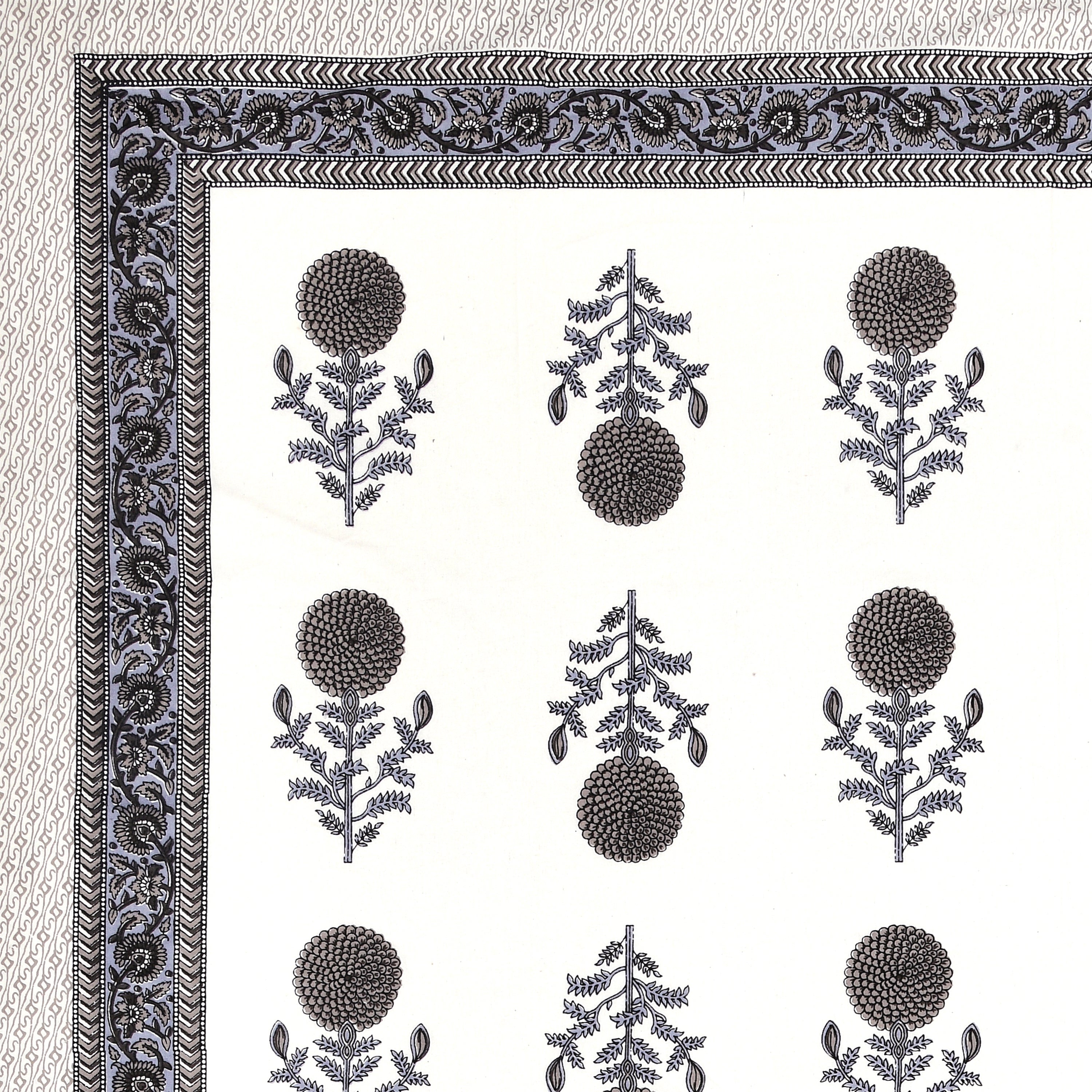 SoloThread Lotus Whisper Bedsheet – 63x90 Single Bed Cotton Bedsheet SoloThreadLotusWhisperBedsheet_3