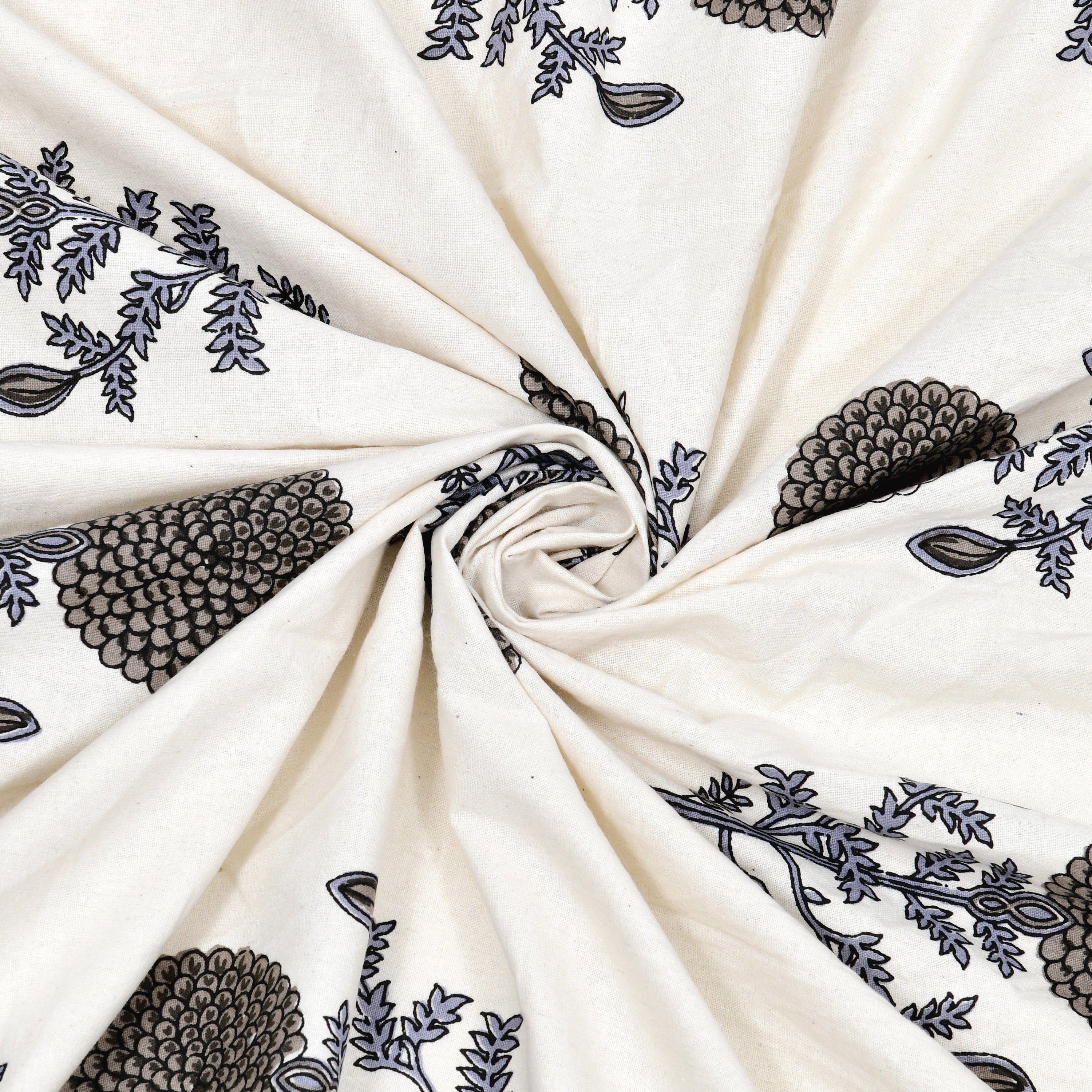 SoloThread Lotus Whisper Bedsheet – 63x90 Single Bed Cotton Bedsheet SoloThreadLotusWhisperBedsheet_6