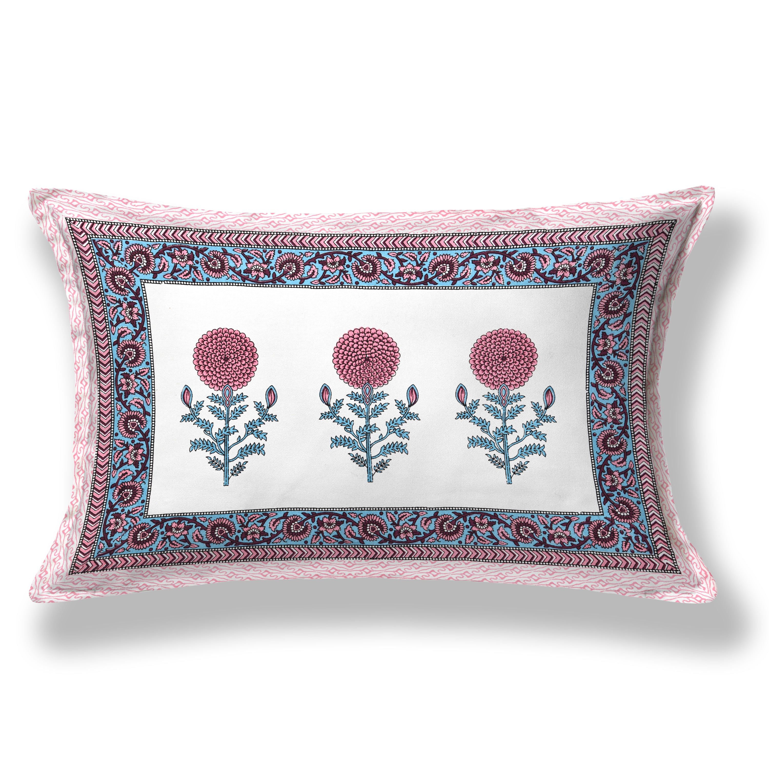 SoloThread Meenakari Print Bedsheet – 63x90 Single Bed Cotton Bedsheet SoloThreadMeenakariPrintBedsheet_2