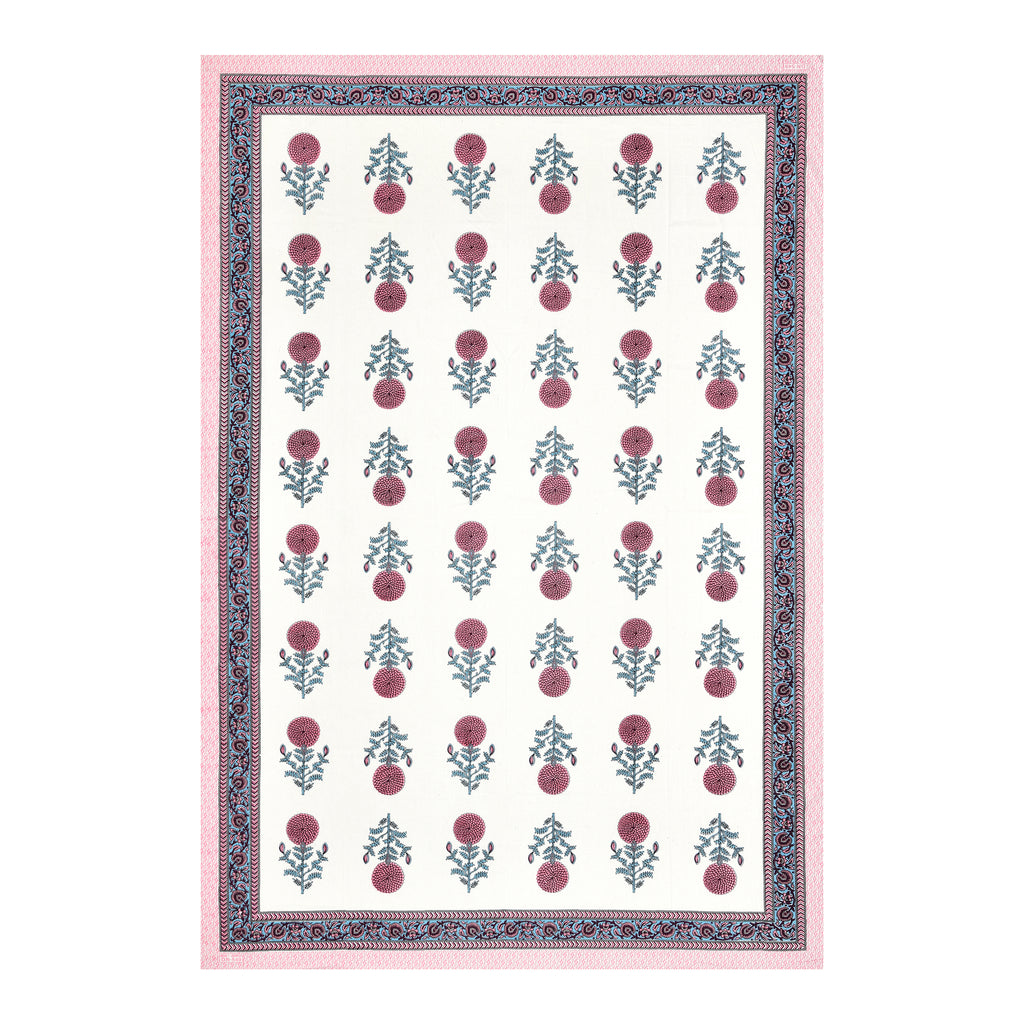 SoloThread Meenakari Print Bedsheet – 63x90 Single Bed Cotton Bedsheet SoloThreadMeenakariPrintBedsheet_4