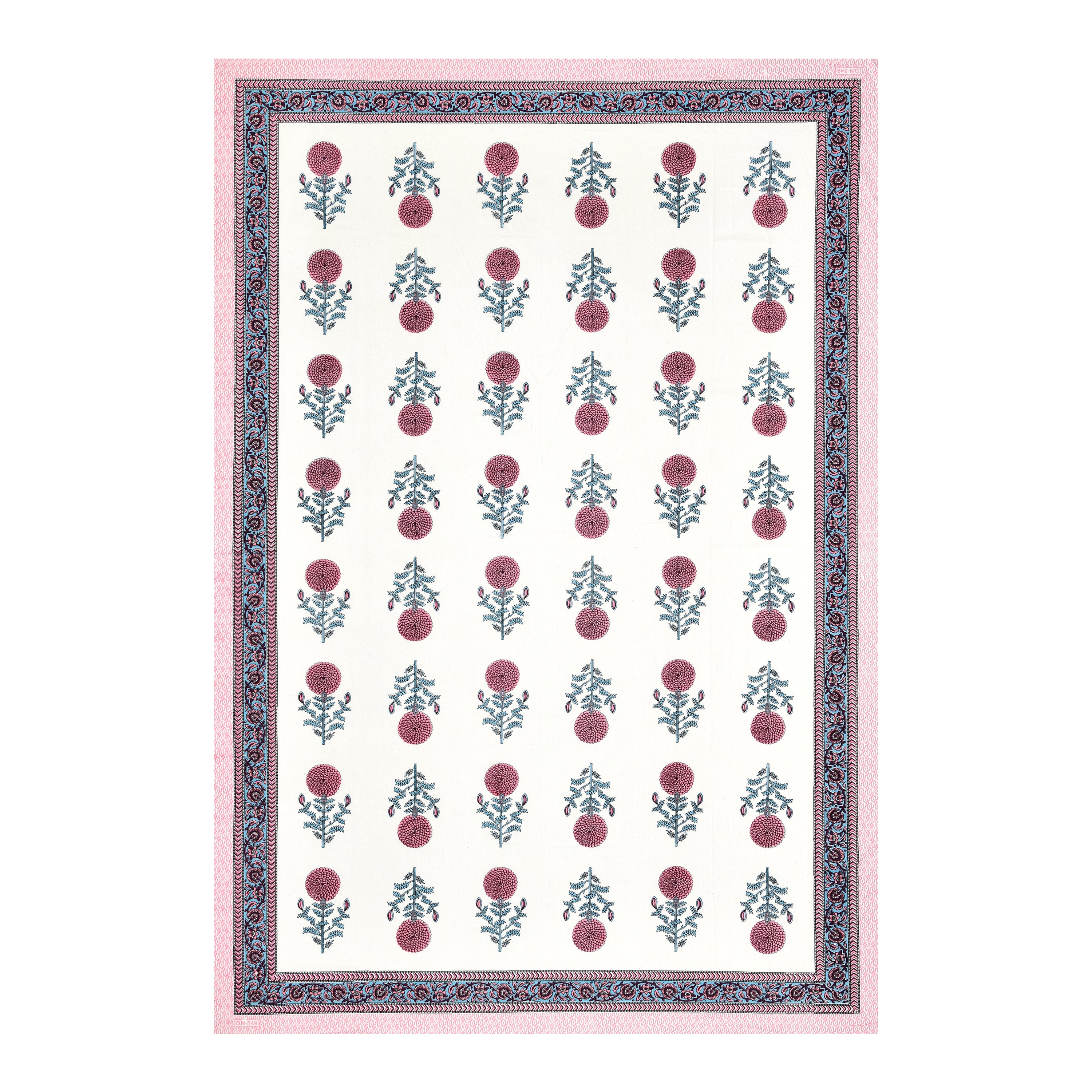 SoloThread Meenakari Print Bedsheet – 63x90 Single Bed Cotton Bedsheet SoloThreadMeenakariPrintBedsheet_4