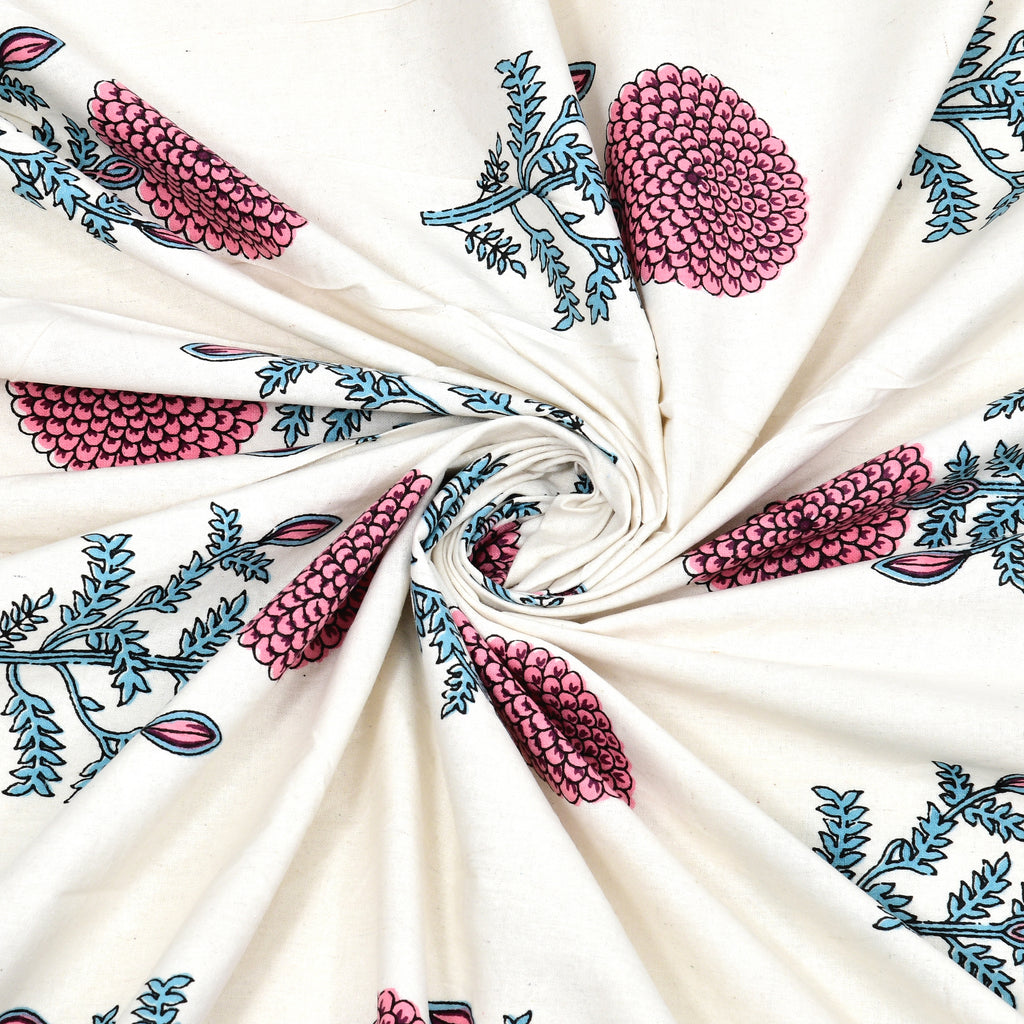 SoloThread Meenakari Print Bedsheet – 63x90 Single Bed Cotton Bedsheet SoloThreadMeenakariPrintBedsheet_6