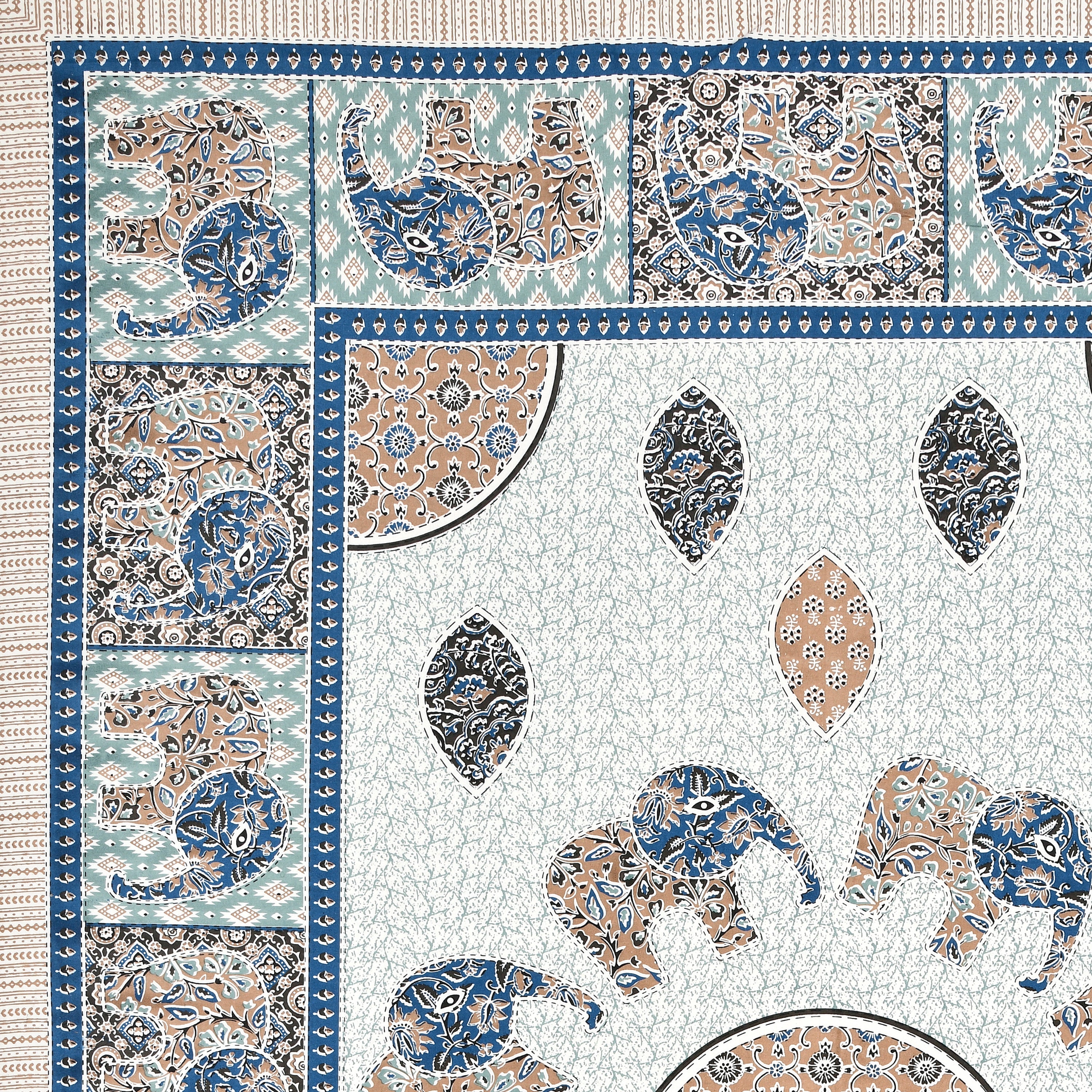 SoloThread Modern Muse Bedsheet – 63x90 Single Bed Cotton Bedsheet SoloThreadModernMuseBedsheet_3