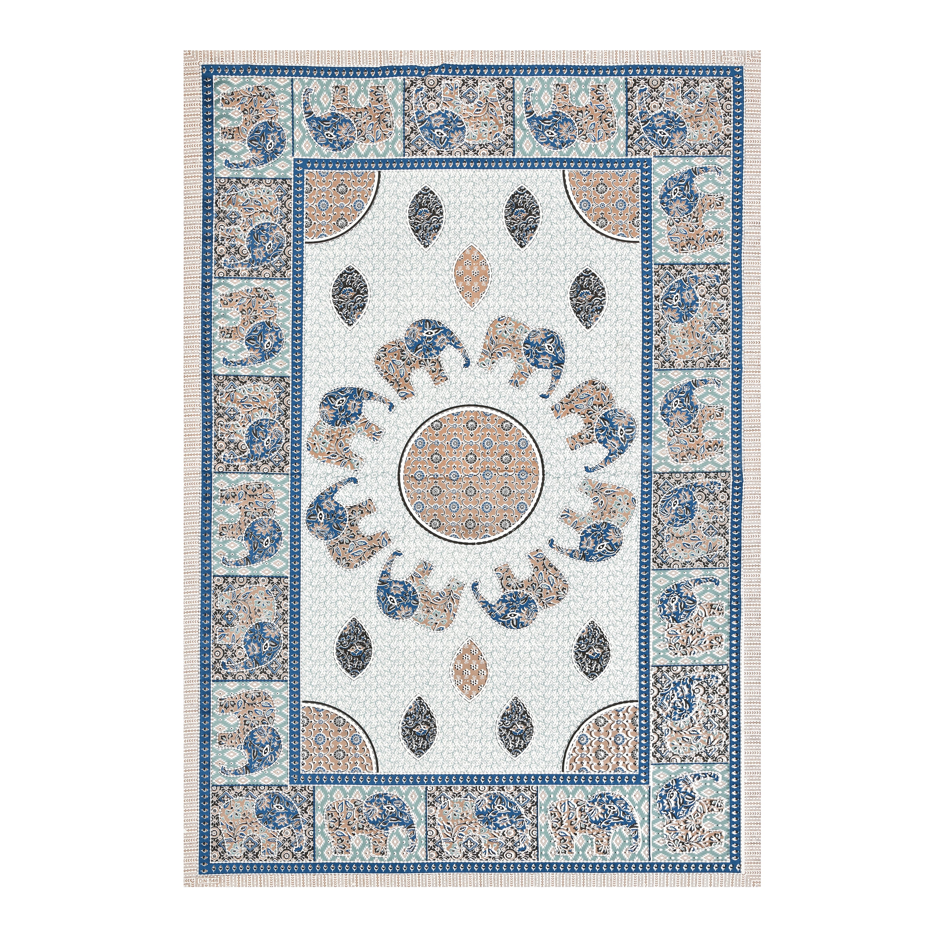 SoloThread Modern Muse Bedsheet – 63x90 Single Bed Cotton Bedsheet SoloThreadModernMuseBedsheet_4