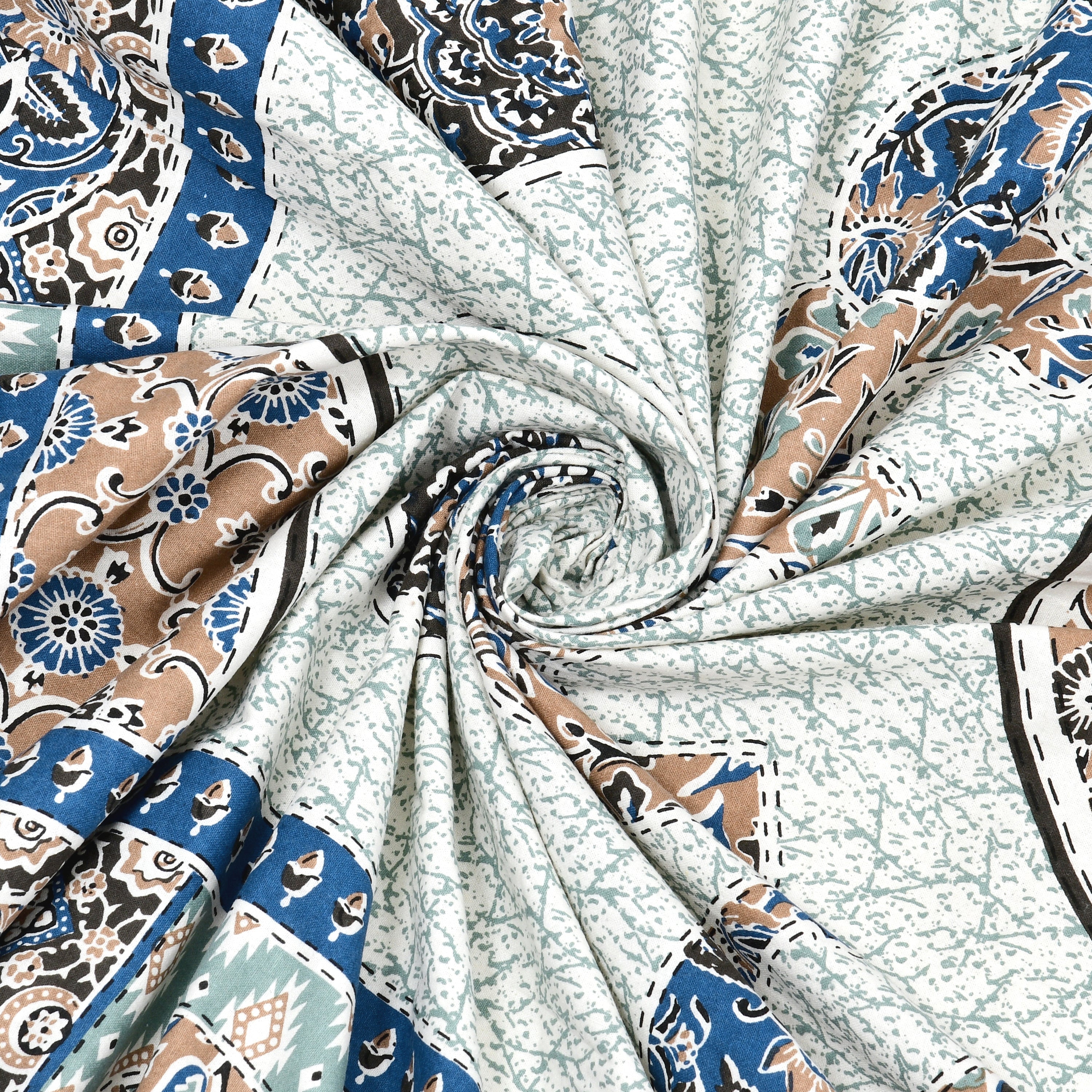 SoloThread Modern Muse Bedsheet – 63x90 Single Bed Cotton Bedsheet SoloThreadModernMuseBedsheet_6