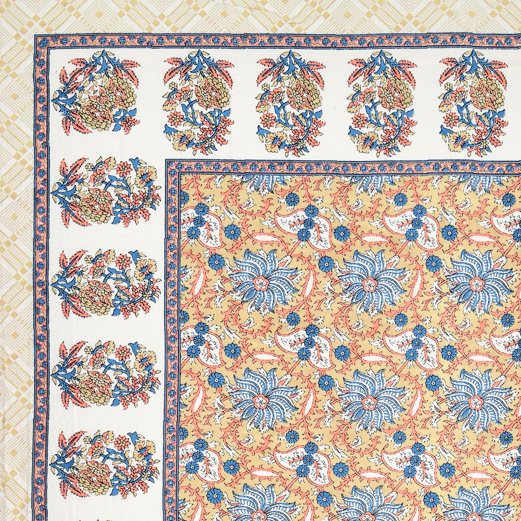 SoloThread Morning Raga Bedsheet – 63x90 Single Bed Cotton Bedsheet SoloThreadMorningRagaBedsheet_3