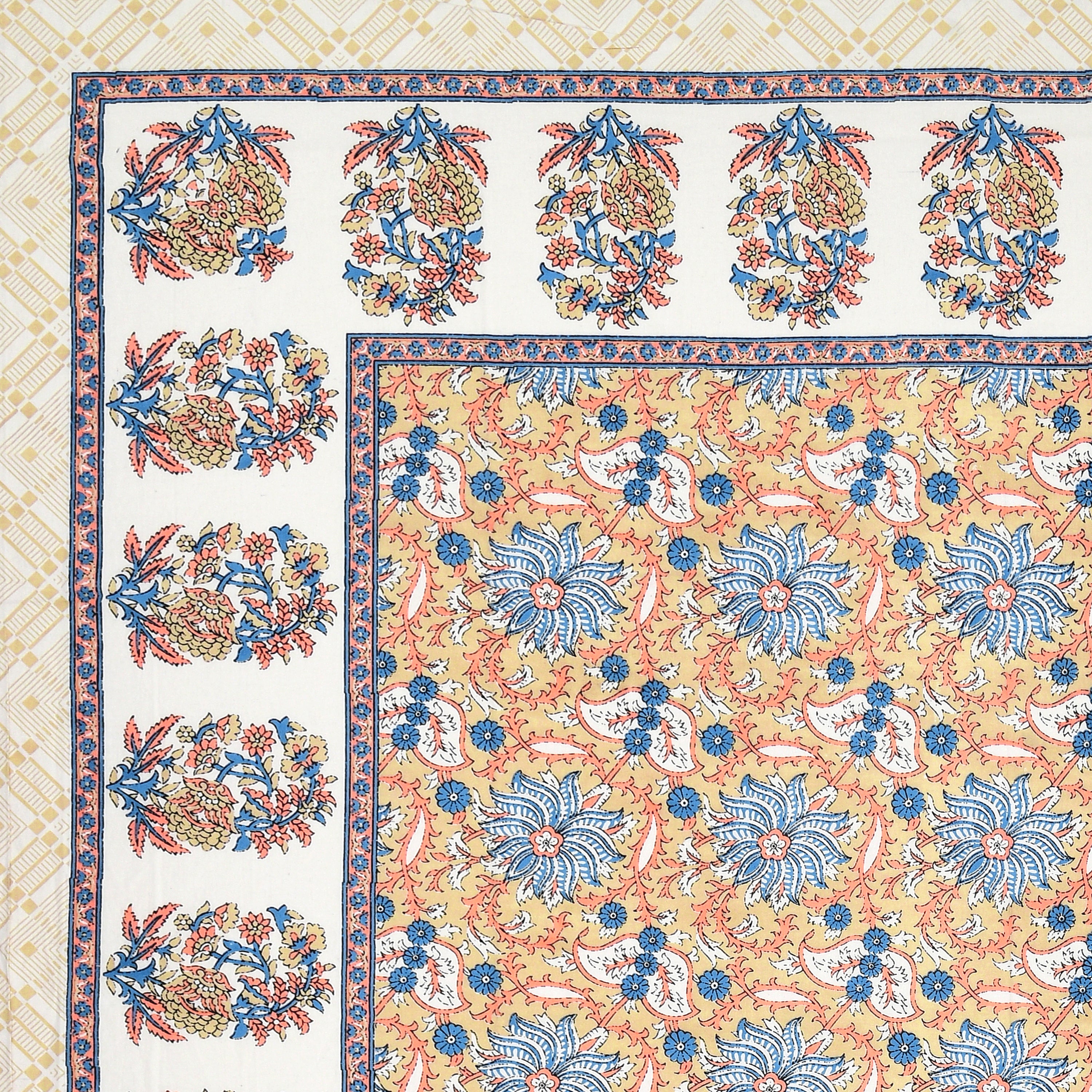 SoloThread Morning Raga Bedsheet – 63x90 Single Bed Cotton Bedsheet SoloThreadMorningRagaBedsheet_3