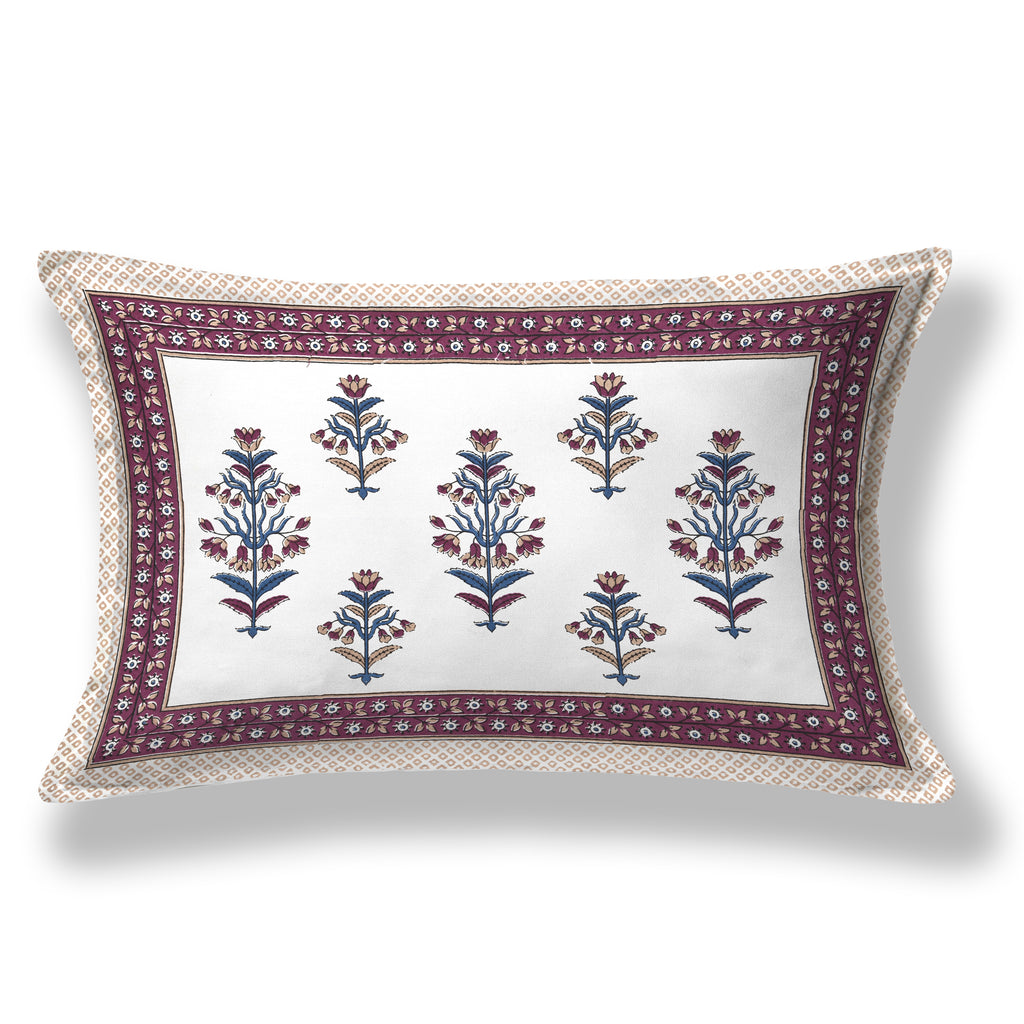 SoloThread Rajmahal Bloom Bedsheet – 63x90 Single Bed Cotton Bedsheet SoloThreadRajmahalBloomBedsheet_2