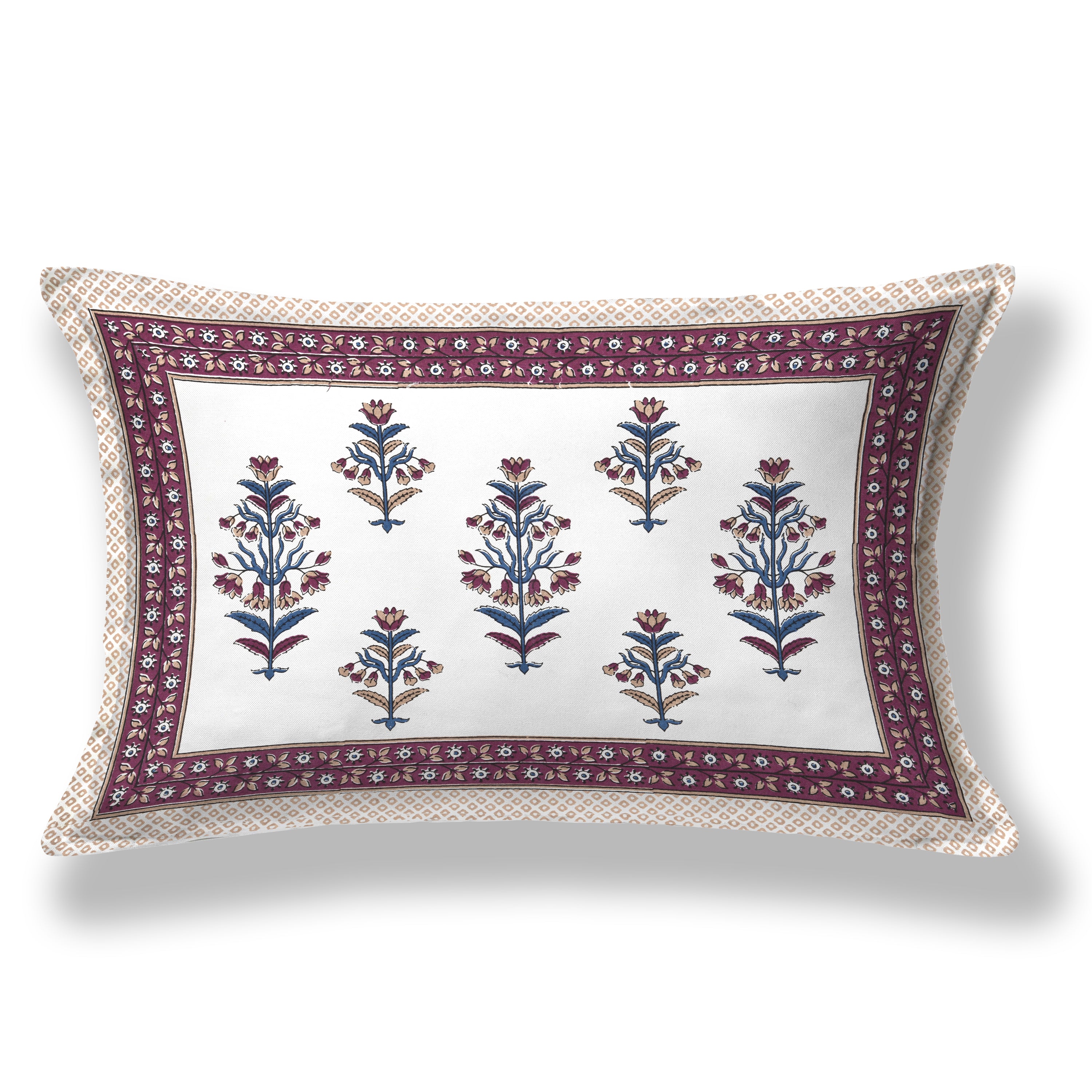 SoloThread Rajmahal Bloom Bedsheet – 63x90 Single Bed Cotton Bedsheet SoloThreadRajmahalBloomBedsheet_2