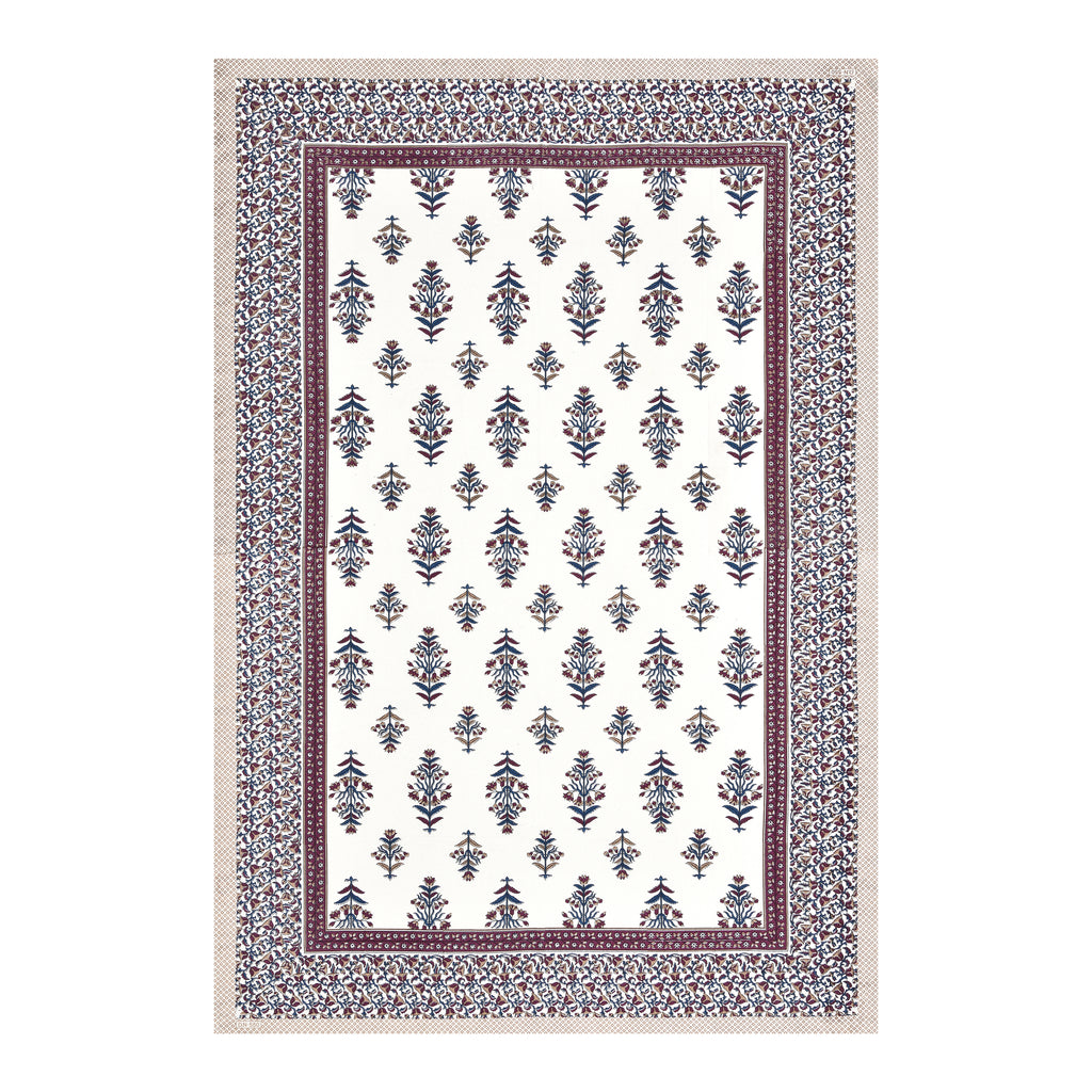 SoloThread Rajmahal Bloom Bedsheet – 63x90 Single Bed Cotton Bedsheet SoloThreadRajmahalBloomBedsheet_4