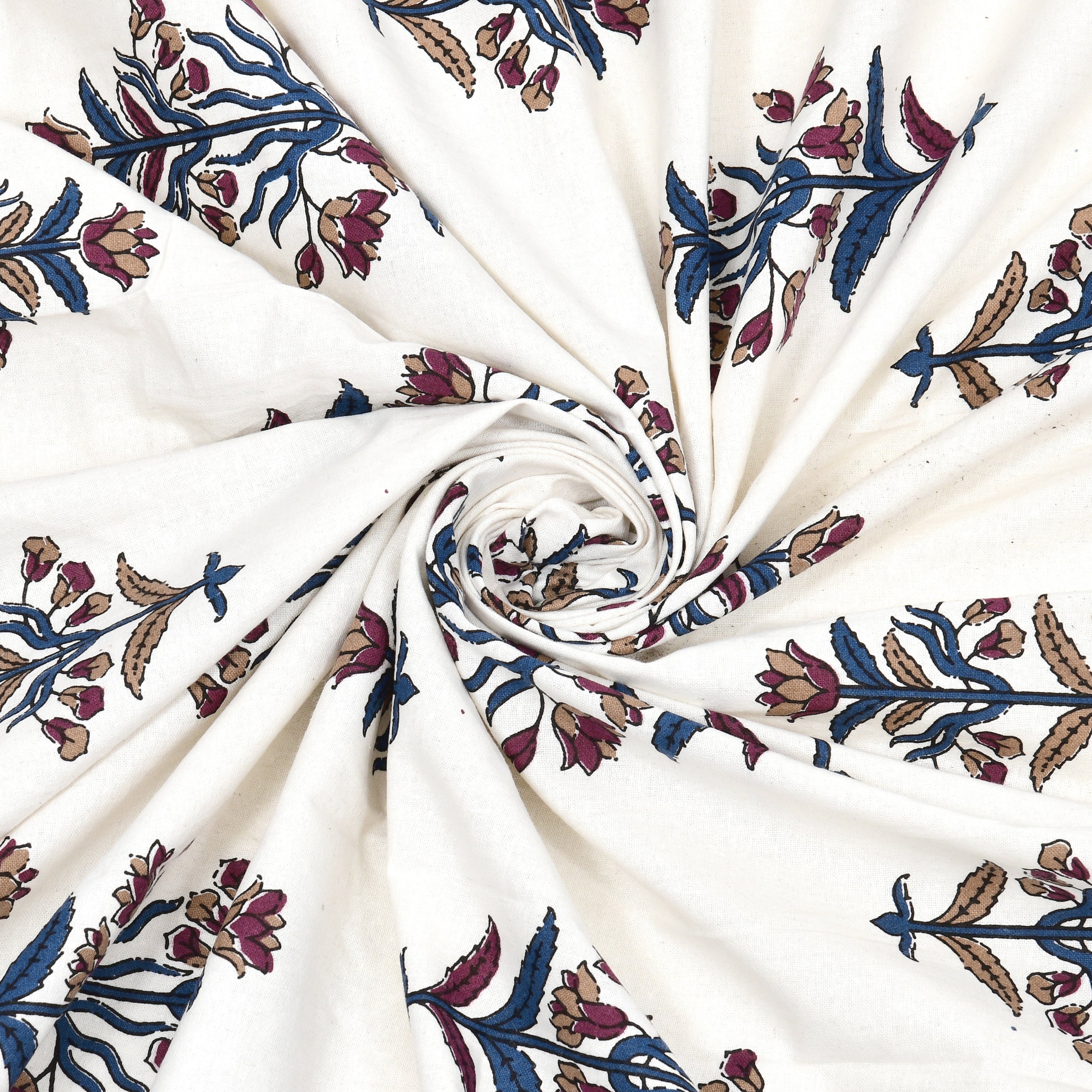 SoloThread Rajmahal Bloom Bedsheet – 63x90 Single Bed Cotton Bedsheet SoloThreadRajmahalBloomBedsheet_6