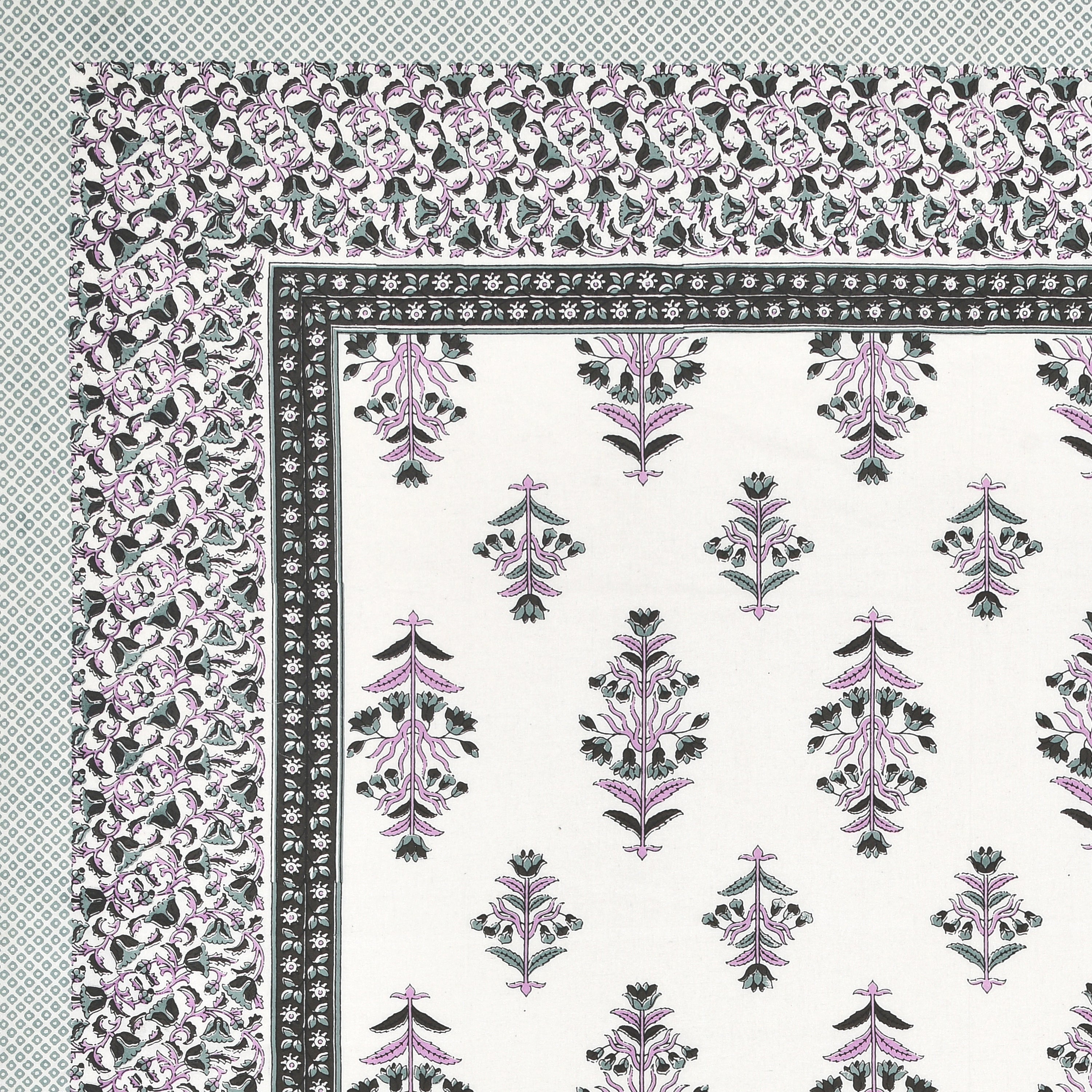 SoloThread Rajwada Motif Bedsheet – 63x90 Single Bed Cotton Bedsheet SoloThreadRajwadaMotifBedsheet_3