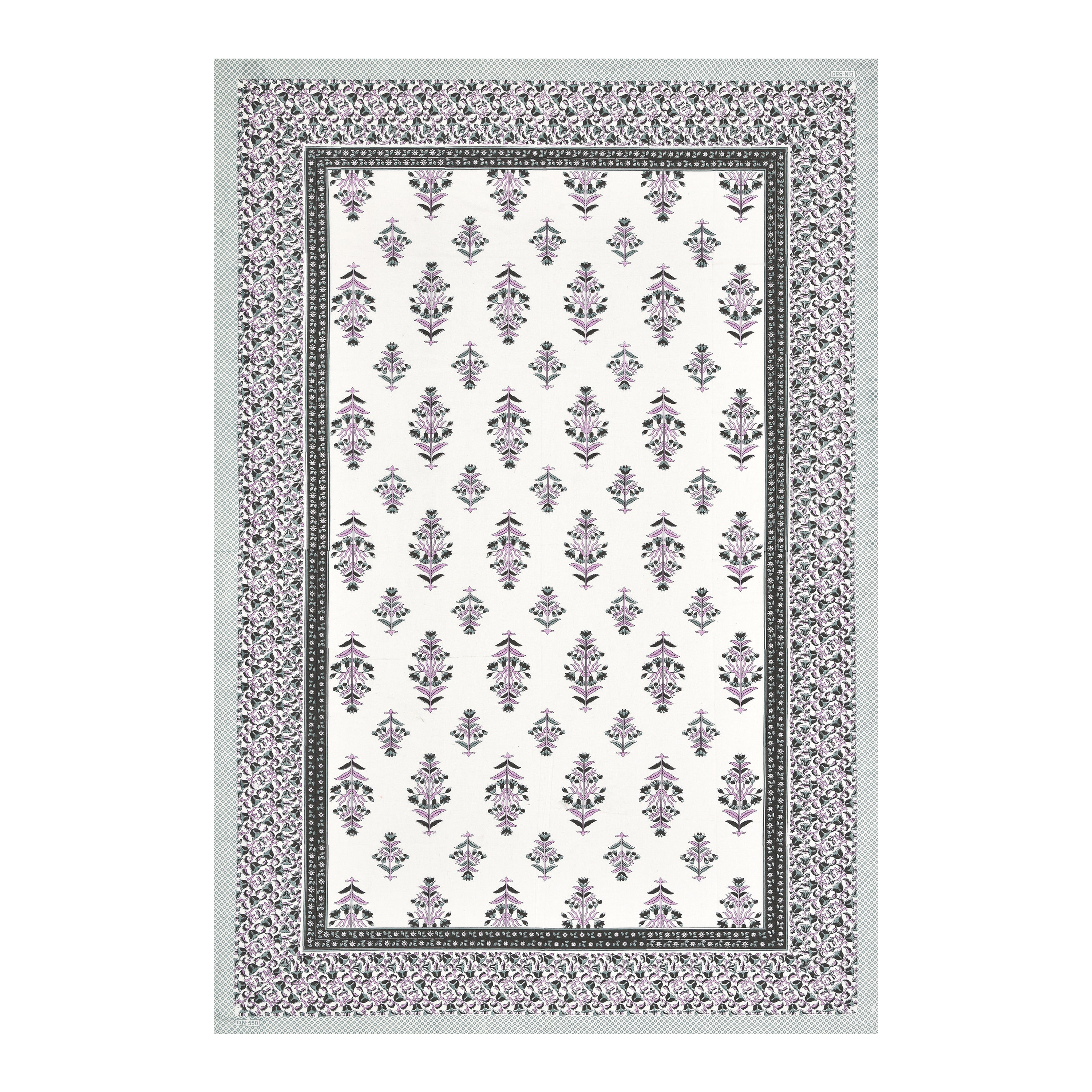 SoloThread Rajwada Motif Bedsheet – 63x90 Single Bed Cotton Bedsheet SoloThreadRajwadaMotifBedsheet_4