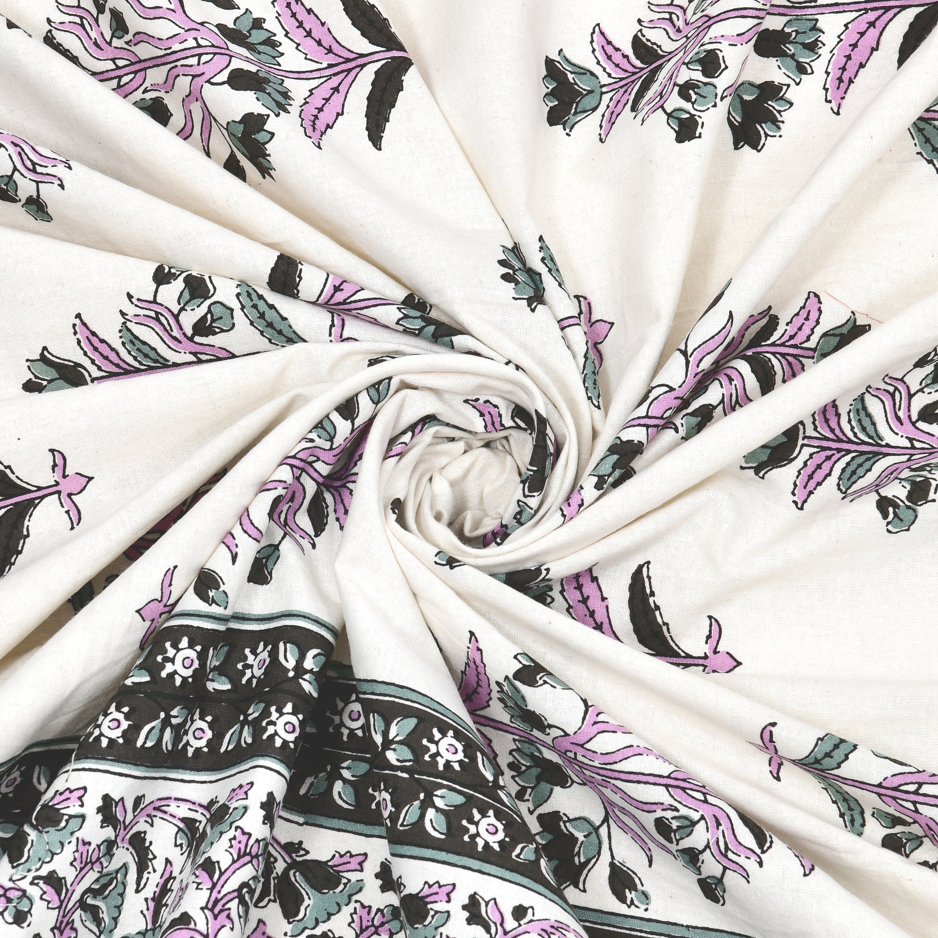 SoloThread Rajwada Motif Bedsheet – 63x90 Single Bed Cotton Bedsheet SoloThreadRajwadaMotifBedsheet_6