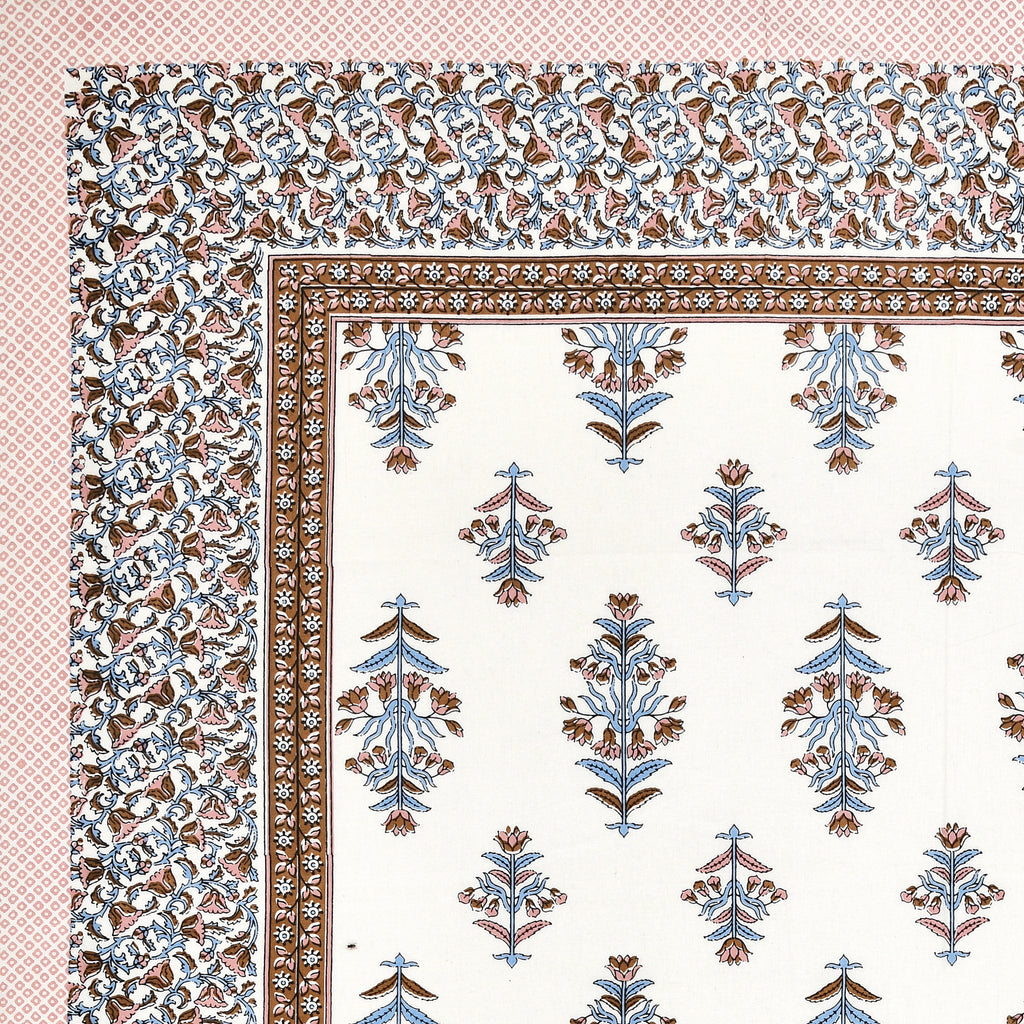 SoloThread Sandhya Serenity Bedsheet – 63x90 Single Bed Cotton Bedsheet SoloThreadSandhyaSerenityBedsheet_3