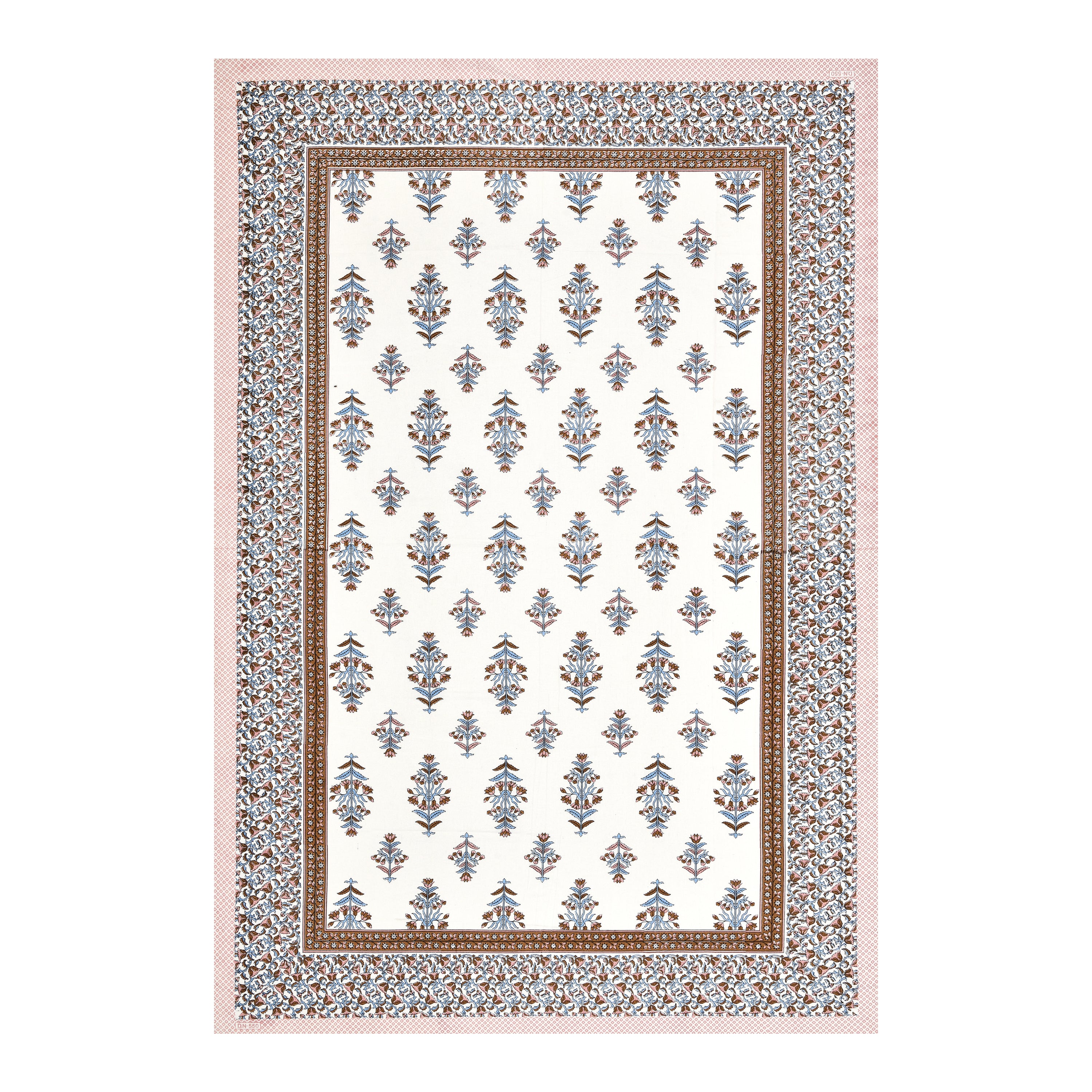 SoloThread Sandhya Serenity Bedsheet – 63x90 Single Bed Cotton Bedsheet SoloThreadSandhyaSerenityBedsheet_4