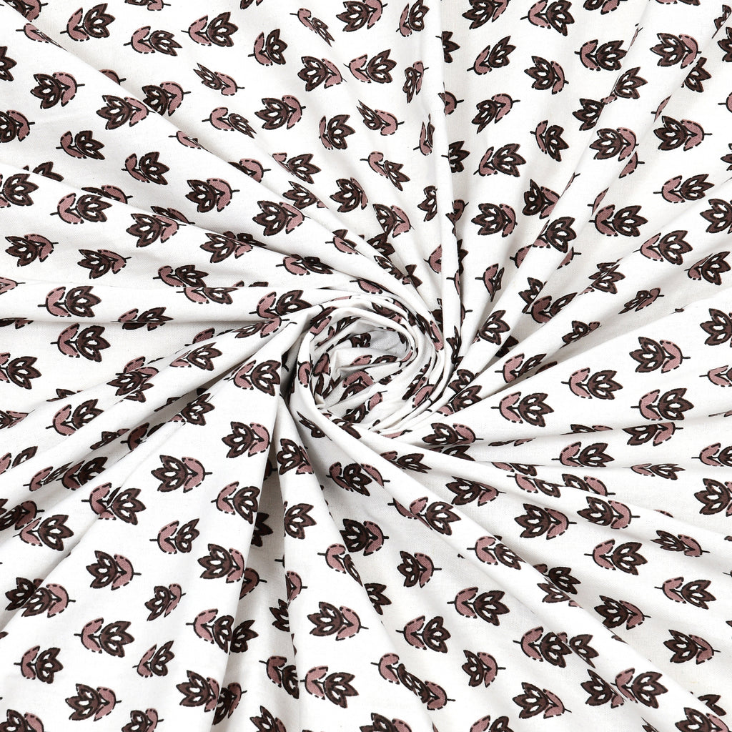 SoloThread Sanganeri Charm Bedsheet – 63x90 Single Bed Cotton Bedsheet SoloThreadSanganeriCharmBedsheet_1