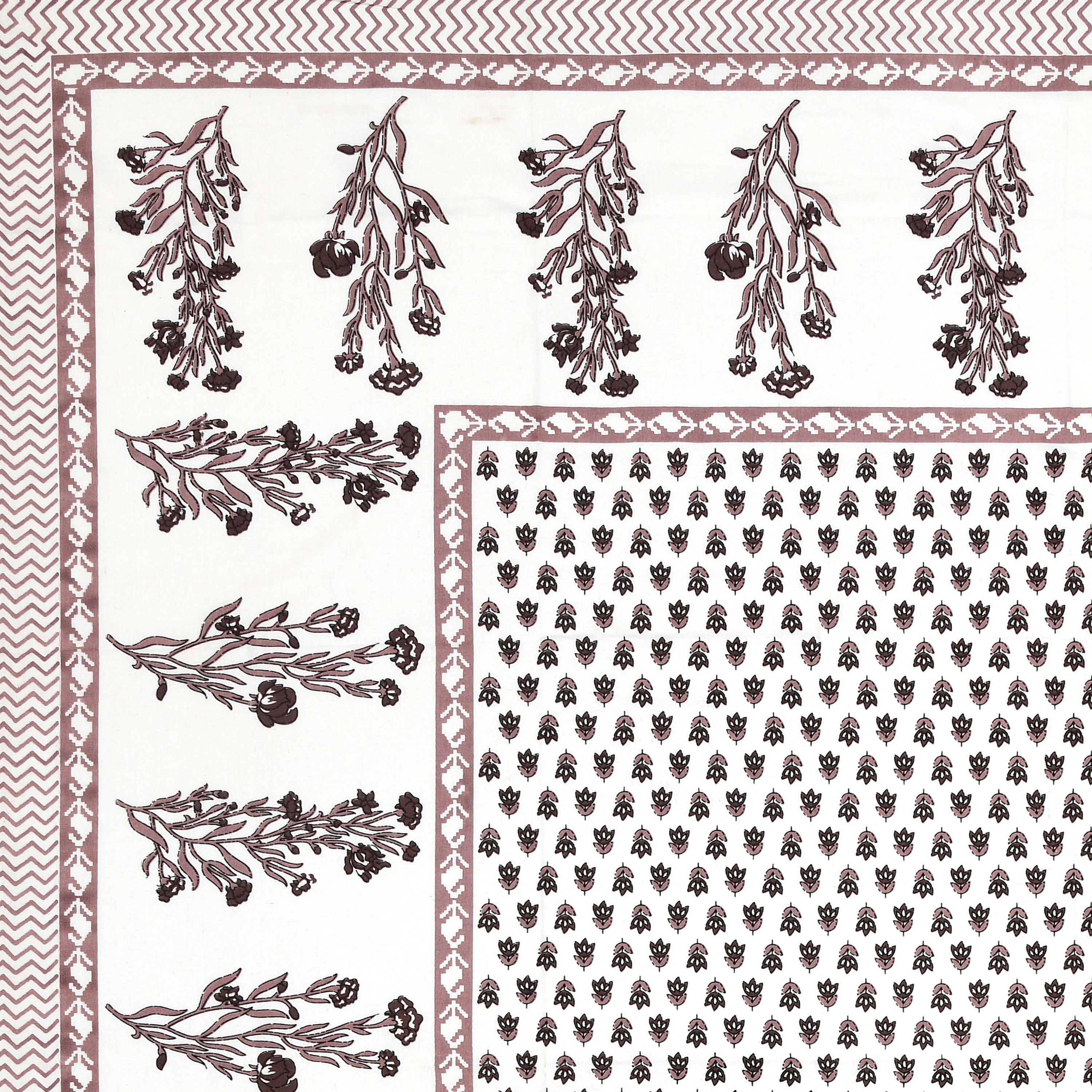 SoloThread Sanganeri Charm Bedsheet – 63x90 Single Bed Cotton Bedsheet SoloThreadSanganeriCharmBedsheet_3