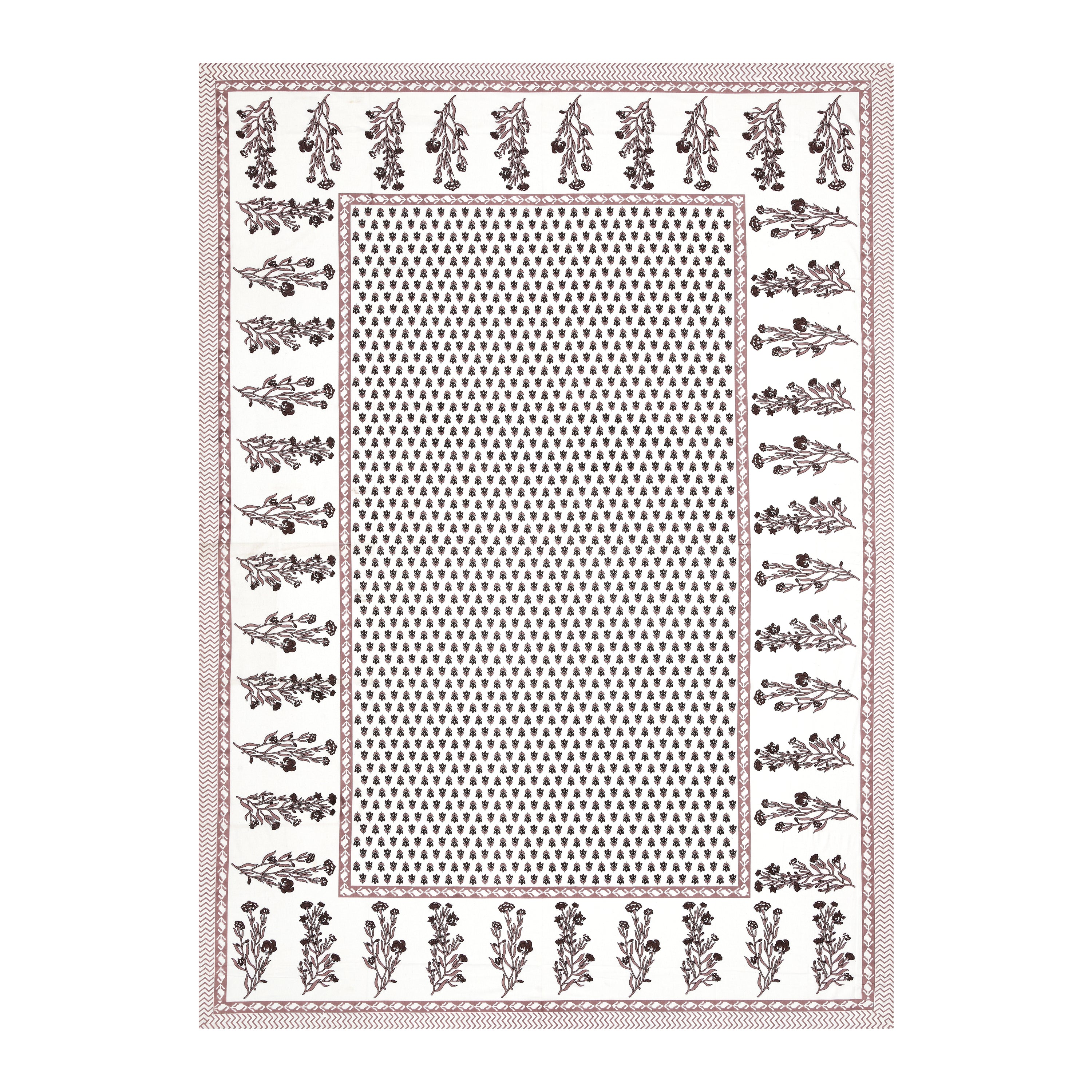 SoloThread Sanganeri Charm Bedsheet – 63x90 Single Bed Cotton Bedsheet SoloThreadSanganeriCharmBedsheet_4